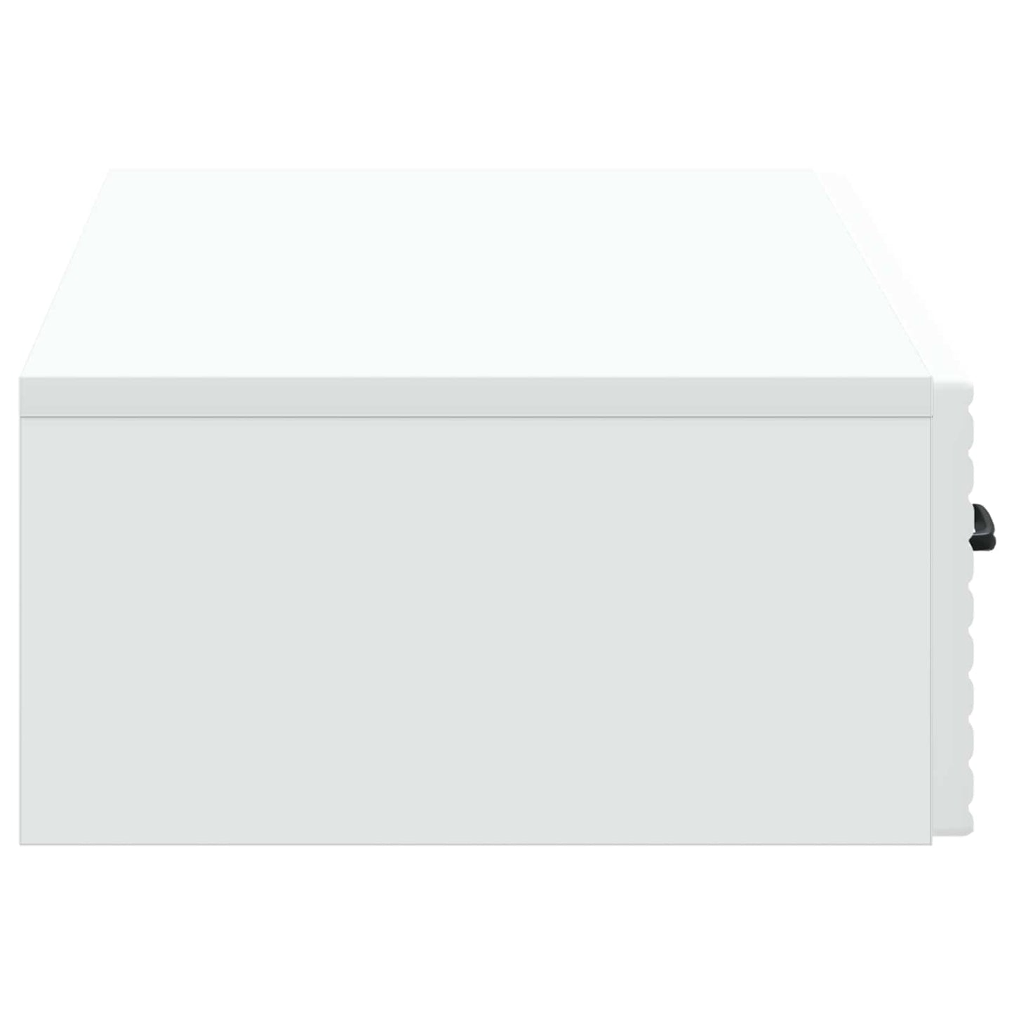 Vegghengt Sidebord Hvit 87,5 x 34,5 x 17 cm Konstruert tre