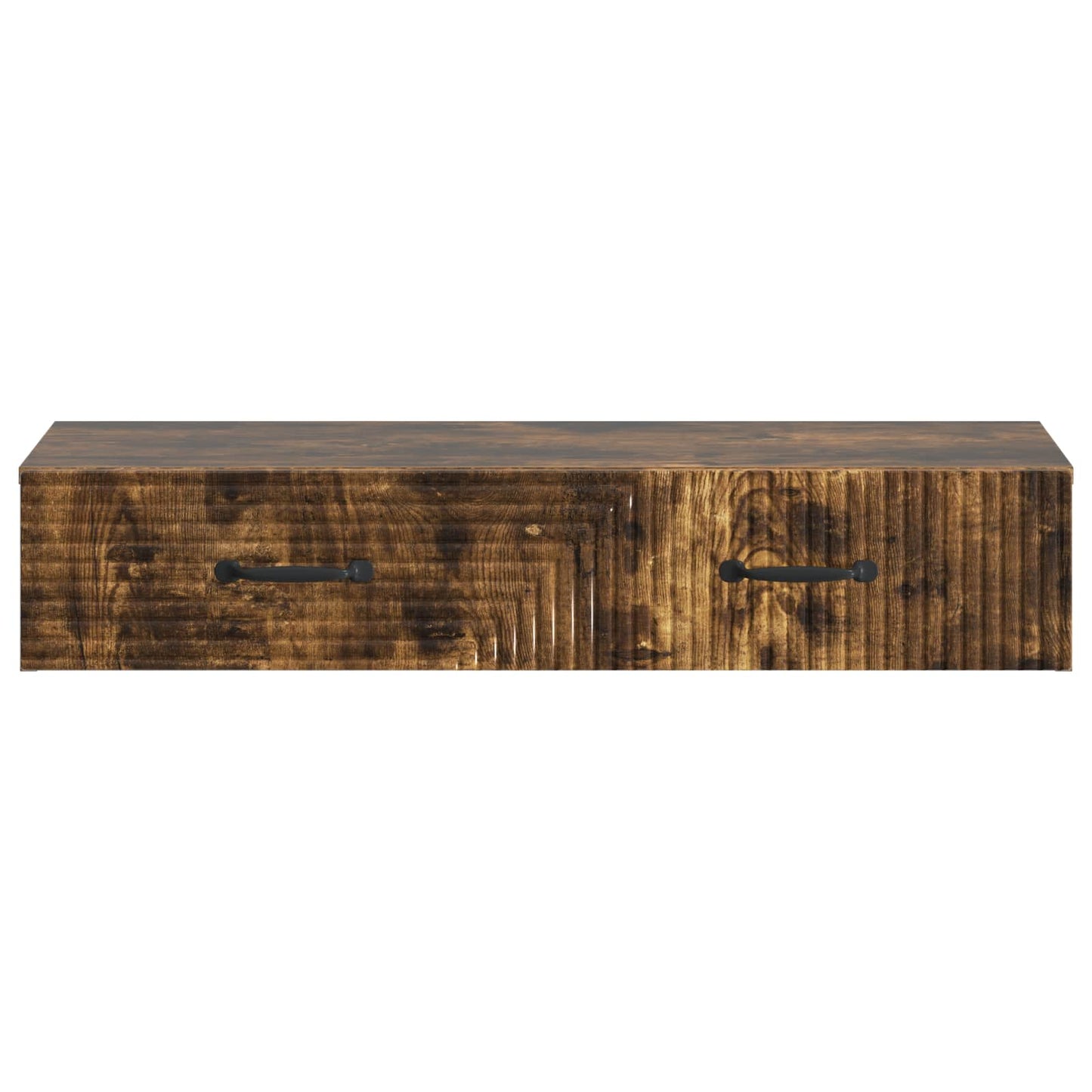 Vegghengt Sidebord Røkt Eik 87,5 x 34,5 x 17 cm Konstruert tre