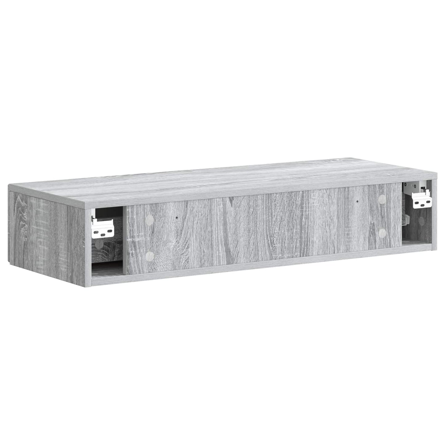 Vegghengt Sidebord Grå sonoma 87,5 x 34,5 x 17 cm