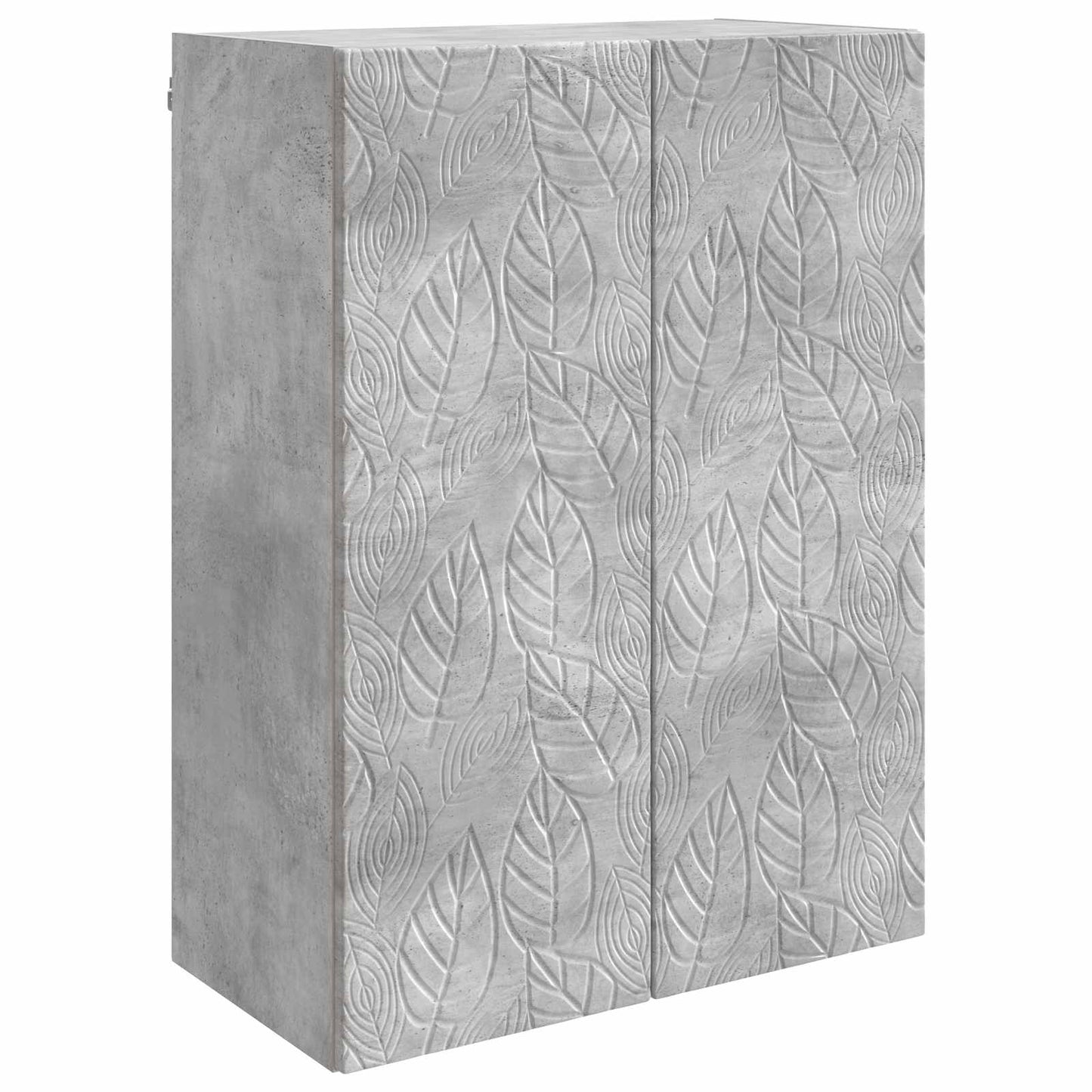 Vegghengt skap Betonggrå 66 x 34,5 x 90 cm Konstruert tre