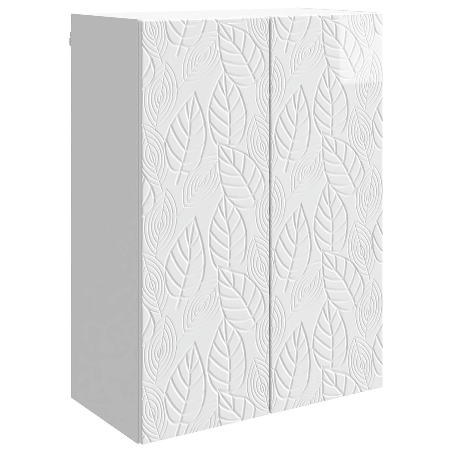 Vegghengt skap Høgglans hvit 66 x 34,5 x 90 cm Konstruert tre
