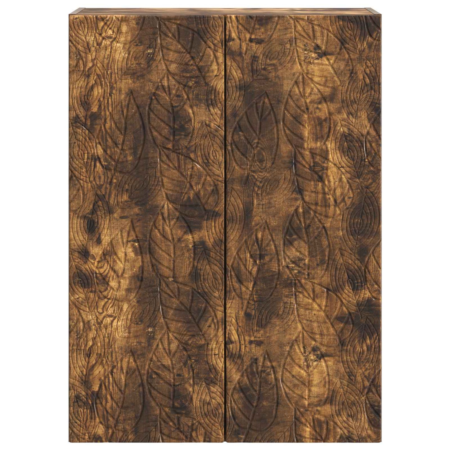 Vegghengt skap Røkt Eik 66 x 34,5 x 90 cm Konstruert tre