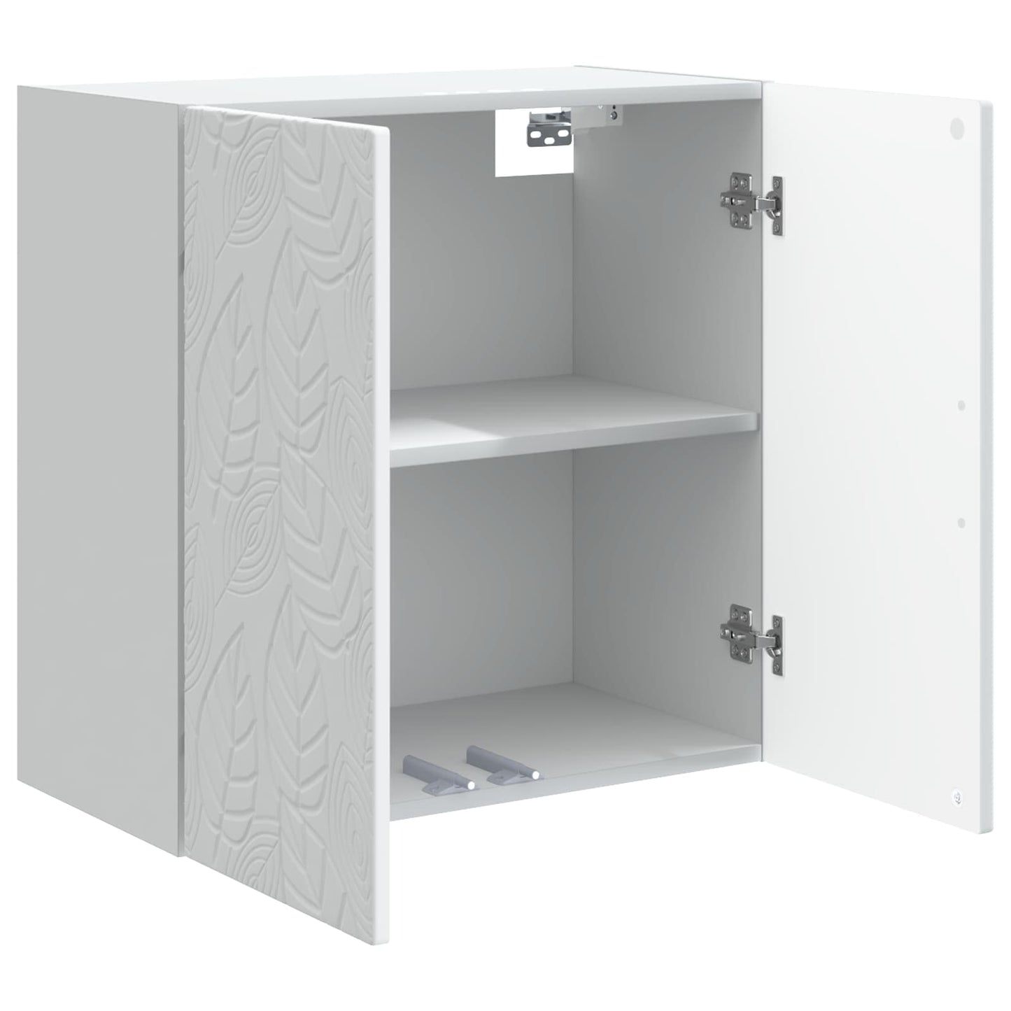 Vegghengt skap Hvit 59 x 31 x 60 cm Konstruert tre