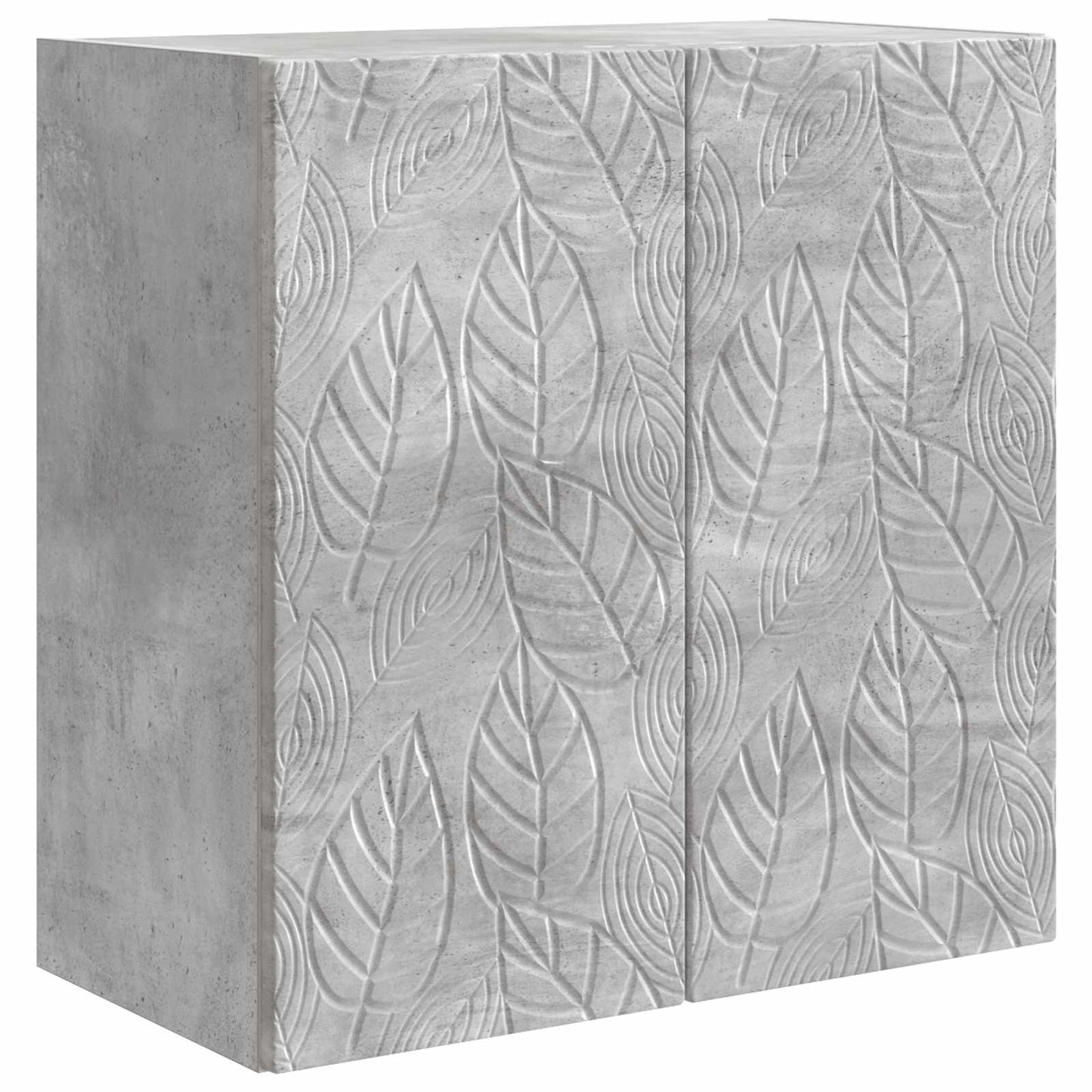 Vegghengt skap Betonggrå 59 x 31 x 60 cm Konstruert tre