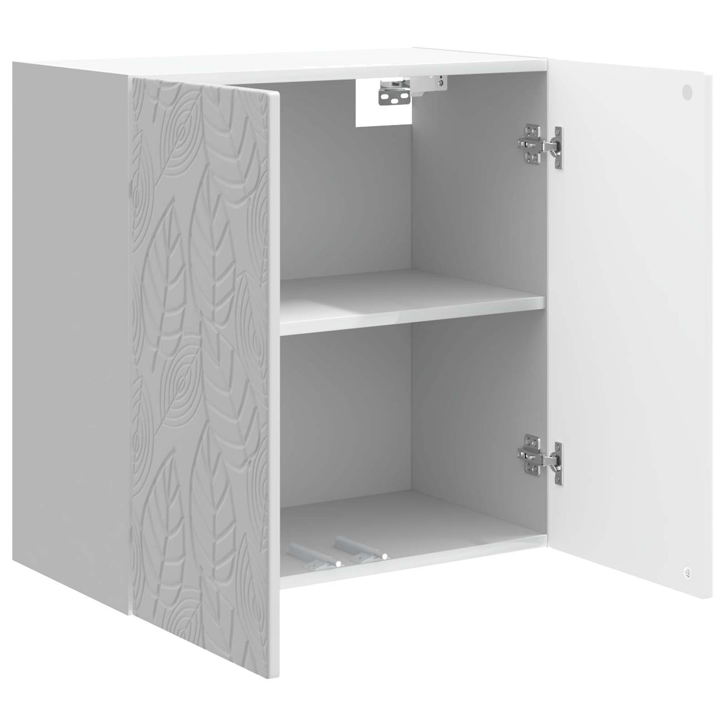Vegghengt skap Høgglans hvit 59 x 31 x 60 cm Konstruert tre