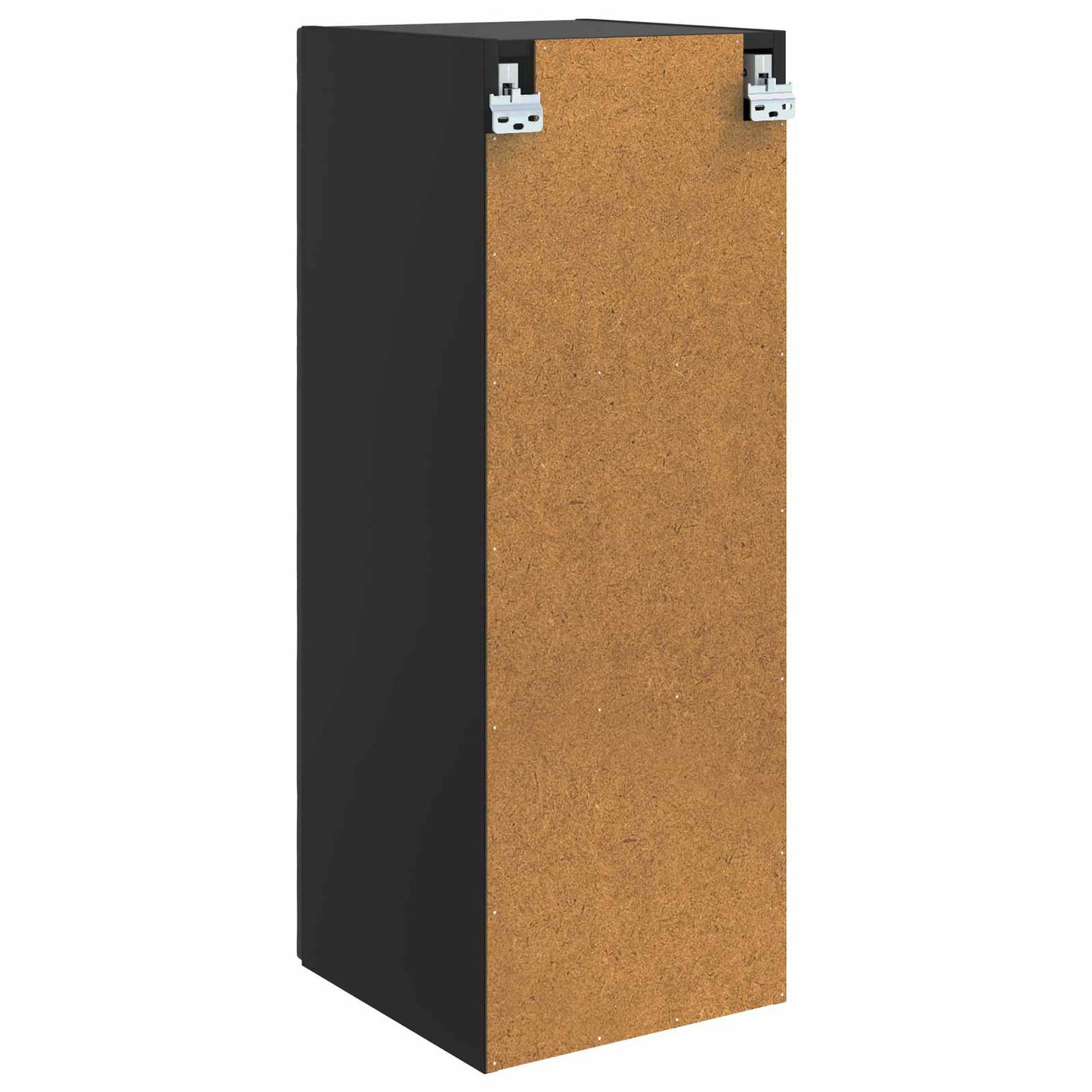 Vegghengt skap Svart 33 x 34,5 x 90 cm Konstruert tre