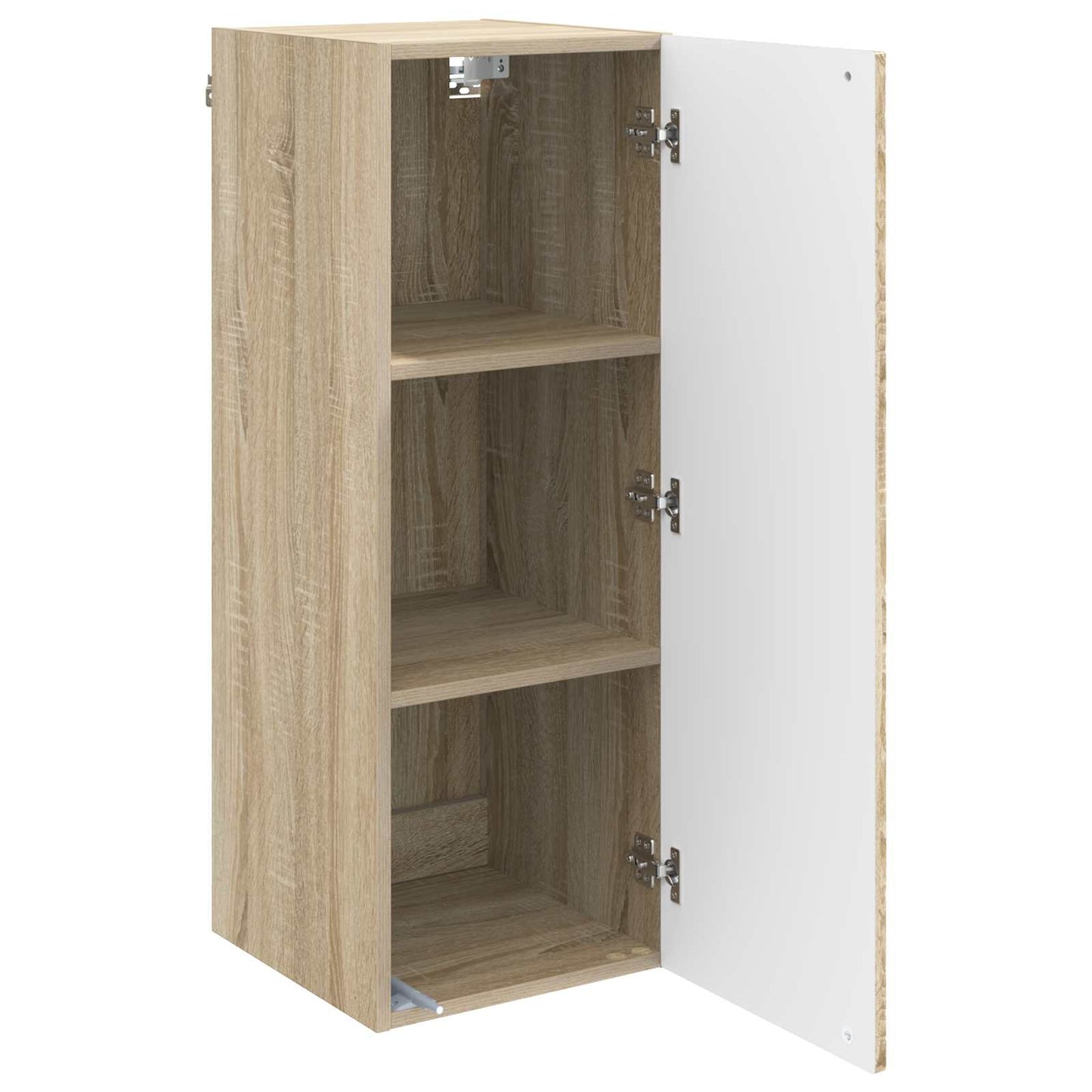 Vegghengt skap Sonoma eik 33 x 34,5 x 90 cm Konstruert tre