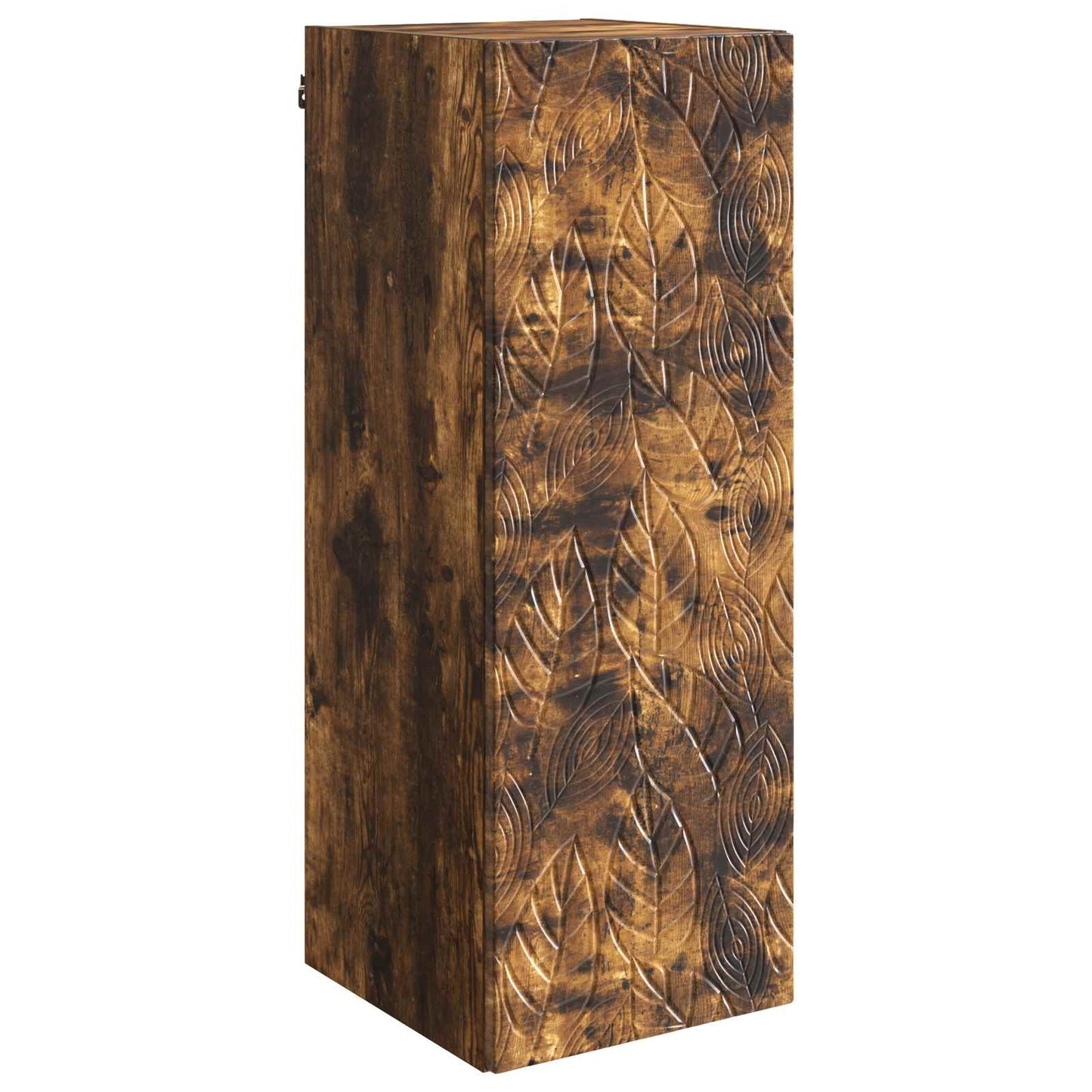 Vegghengt skap Røkt Eik 33 x 34,5 x 90 cm Konstruert tre