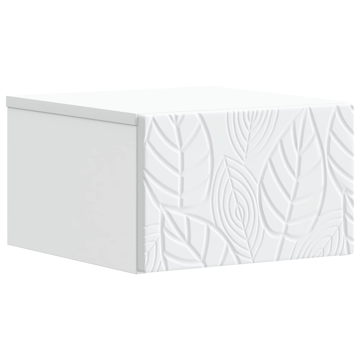 Vegghengt Sidebord Hvit 34,5 x 33 x 20 cm Konstruert tre