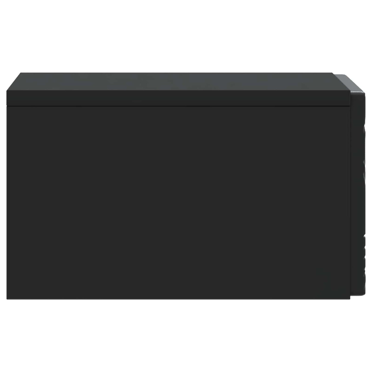 Vegghengt Sidebord Svart 34,5 x 33 x 20 cm Konstruert tre