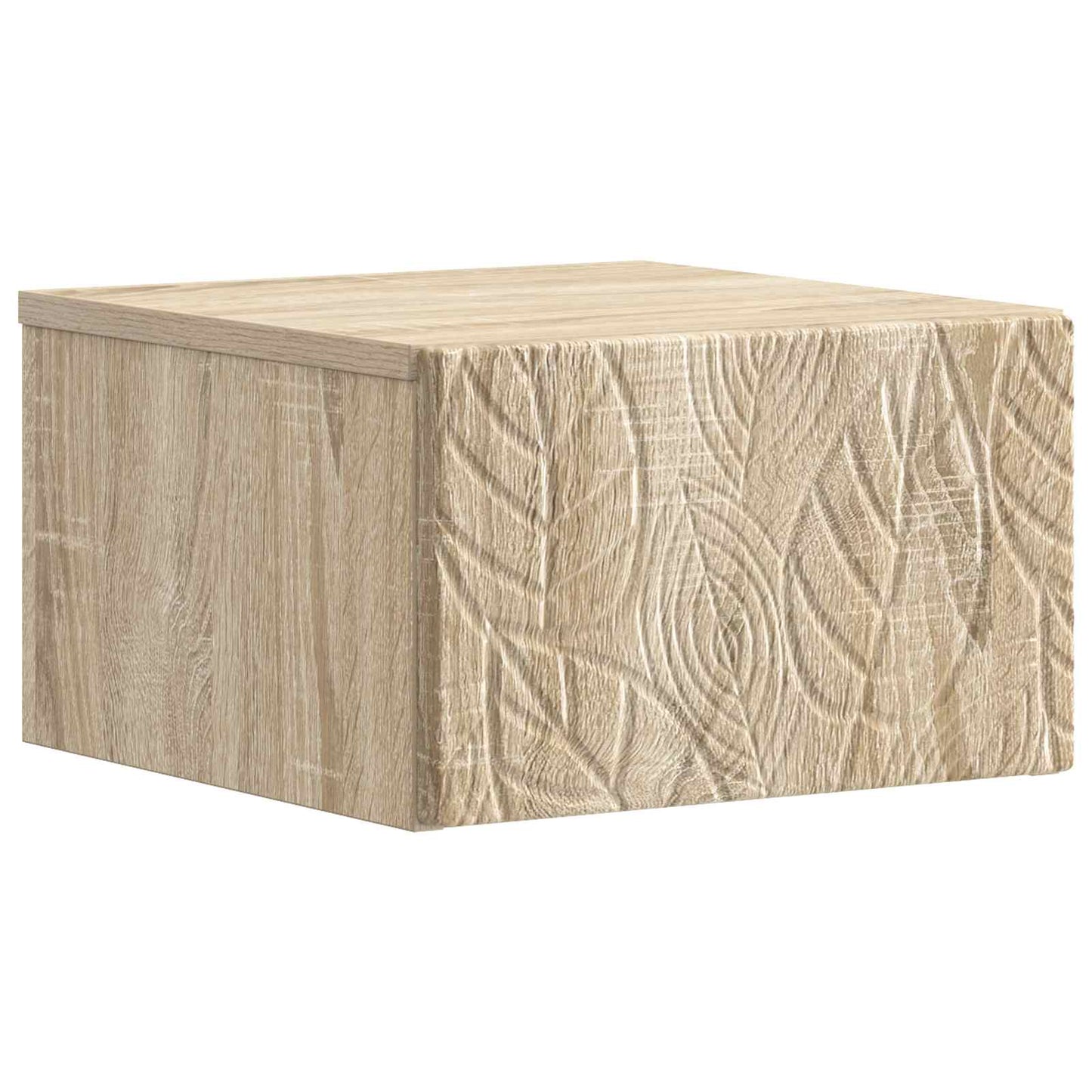 Vegghengt Sidebord Sonoma eik 34,5 x 33 x 20 cm Konstruert tre