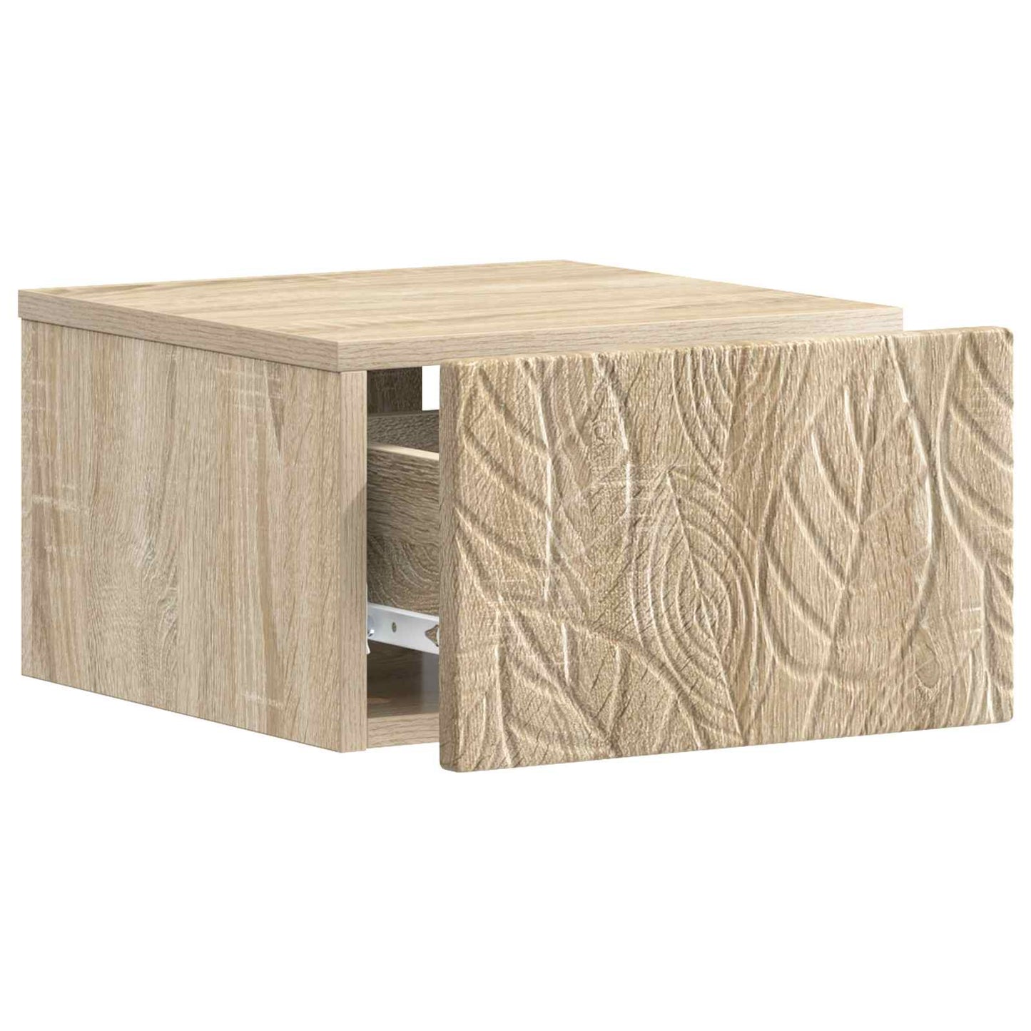 Vegghengt Sidebord Sonoma eik 34,5 x 33 x 20 cm Konstruert tre
