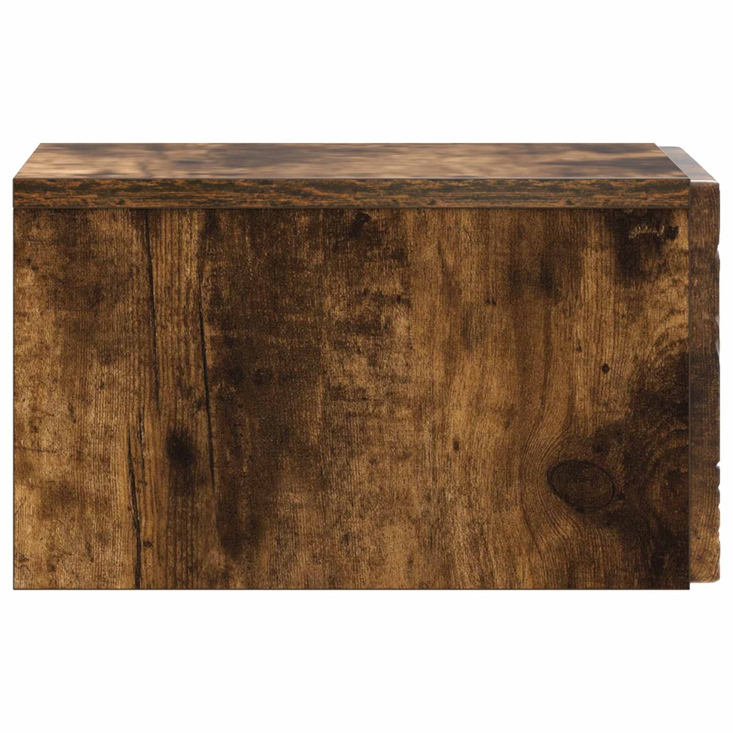 Vegghengt Sidebord Røkt Eik 34,5 x 33 x 20 cm Konstruert tre