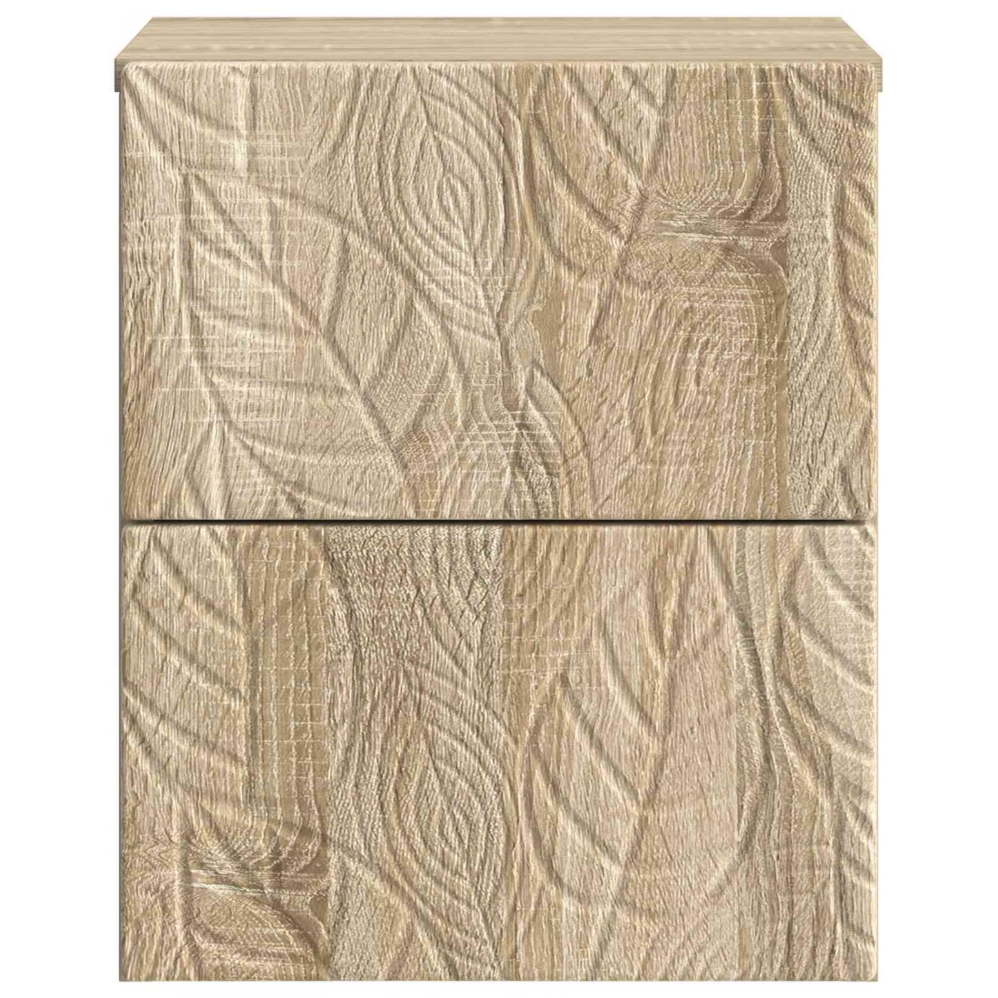 Vegghengt Nattbord 2 pcs Sonoma eik 34,5 x 33 x 40 cm