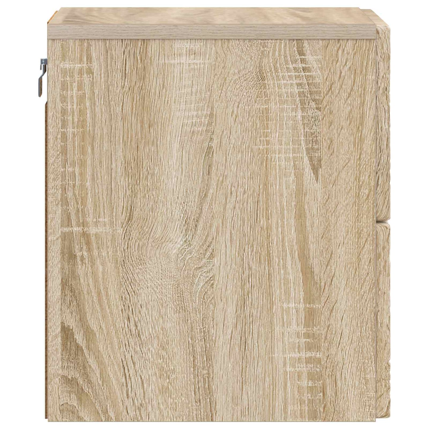 Vegghengt Nattbord 2 pcs Sonoma eik 34,5 x 33 x 40 cm