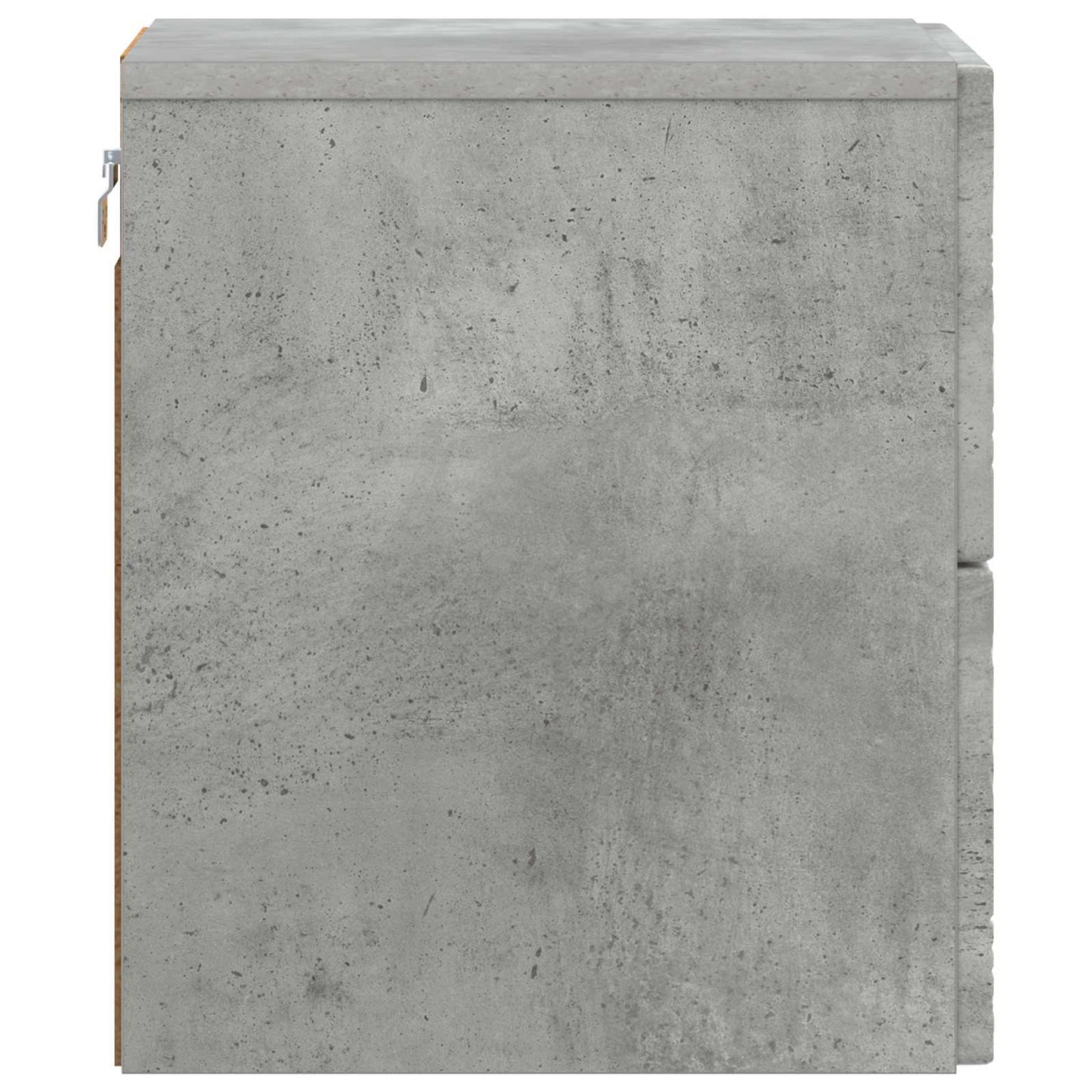 Vegghengt Nattbord 2 pcs Betonggrå 34,5 x 33 x 40 cm