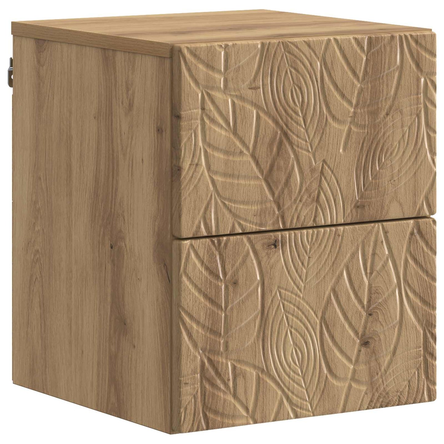 Vegghengt Nattbord 2 stk. Artisan eik 34,5 x 33 x 40 cm