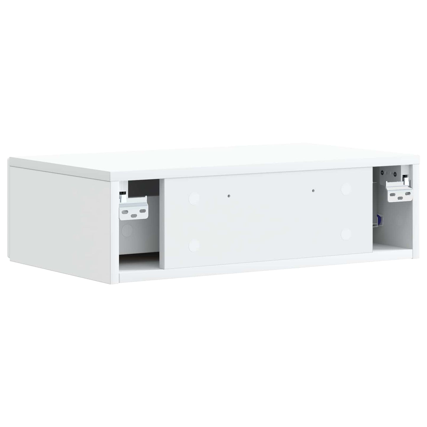 Vegghengt Sidebord Hvit 59 x 34,5 x 17 cm Konstruert tre