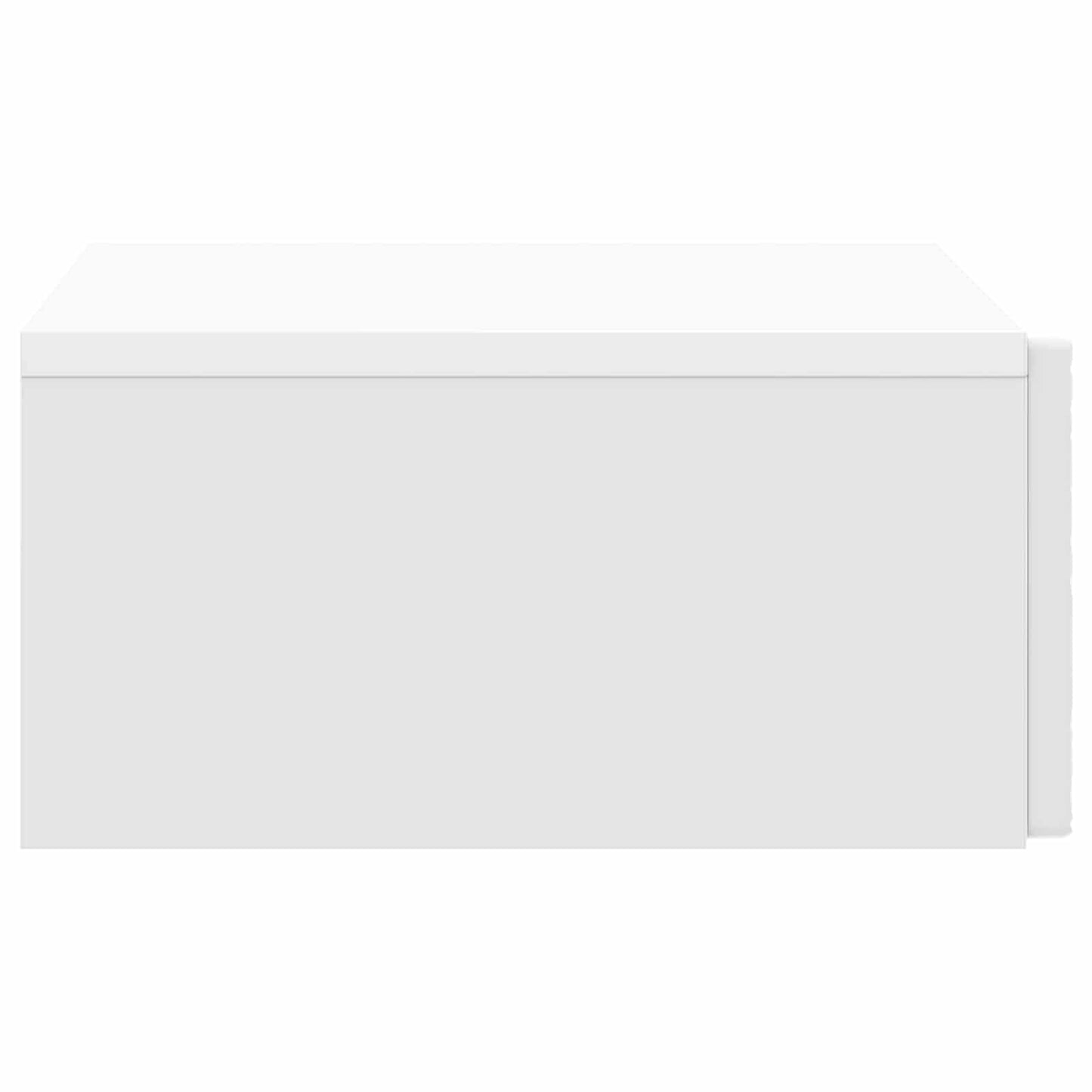 Vegghengt Sidebord Høgglans hvit 59 x 34,5 x 17 cm