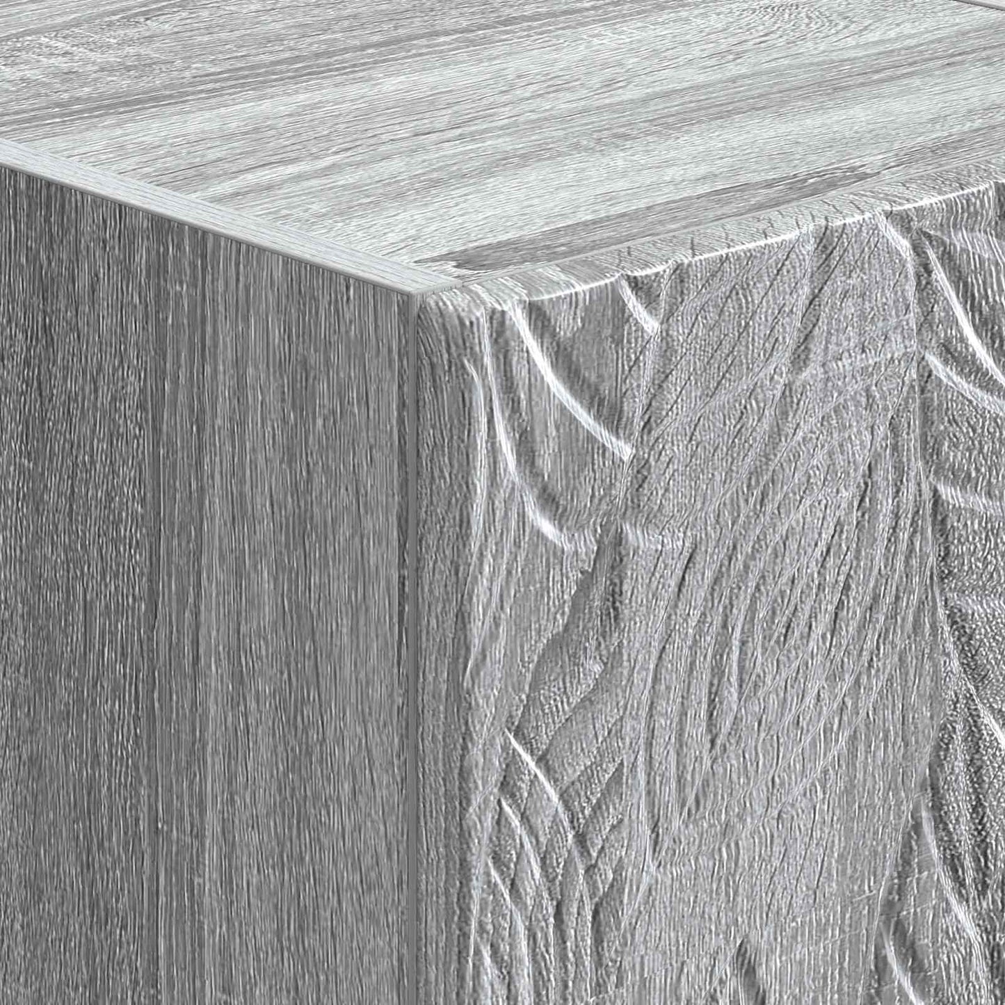 Vegghengt Sidebord Grå Sonoma 59 x 34,5 x 17 cm Konstruert tre