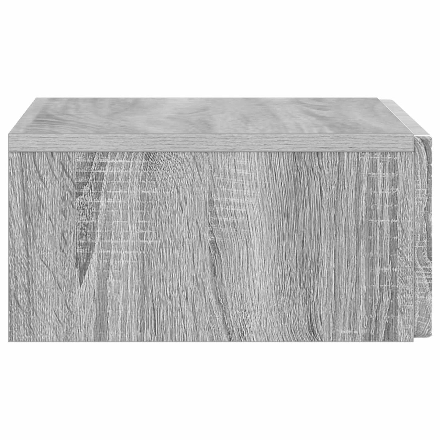 Vegghengt Sidebord Grå Sonoma 59 x 34,5 x 17 cm Konstruert tre