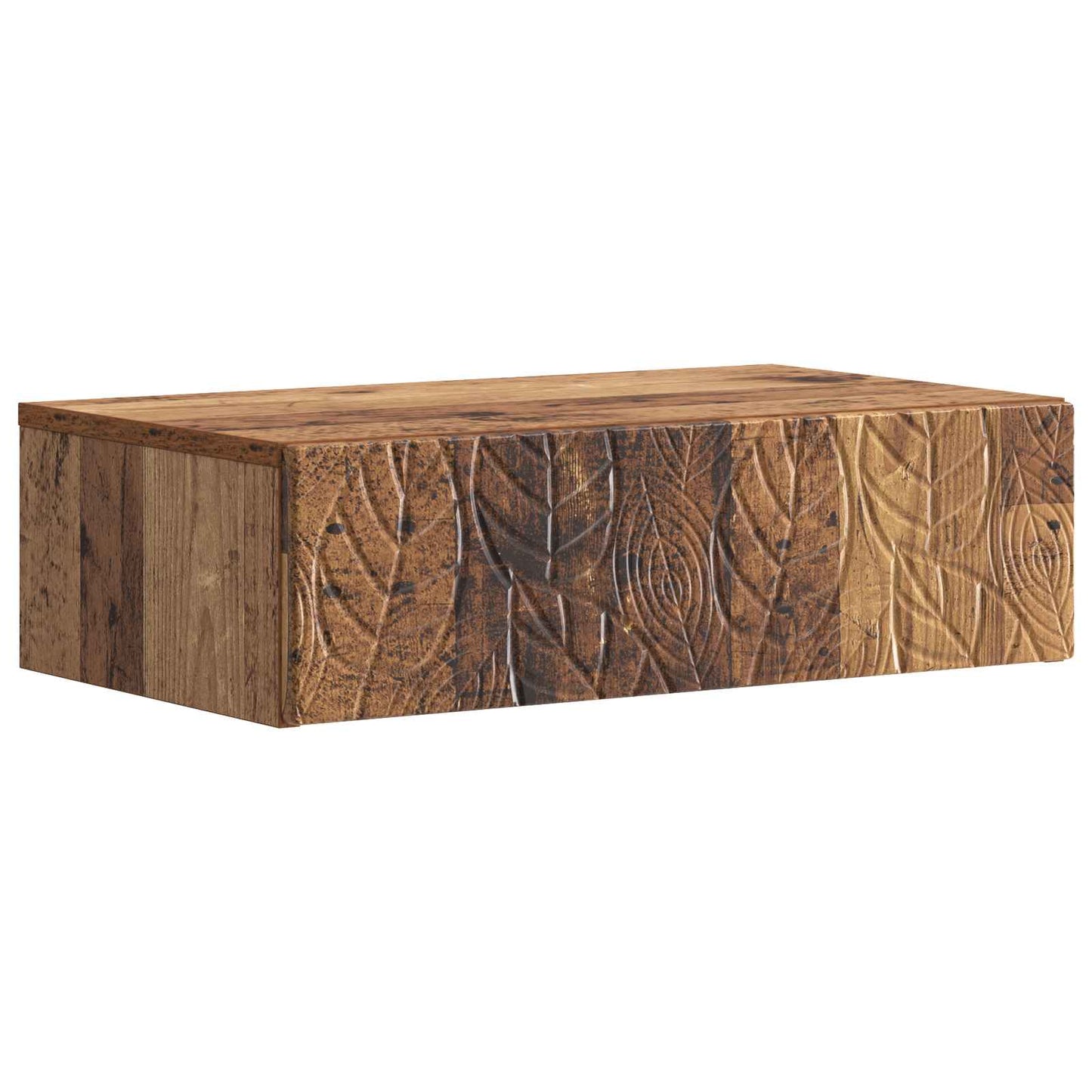 Vegghengt Sidebord Gammelt tre 59 x 34,5 x 17 cm Konstruert tre