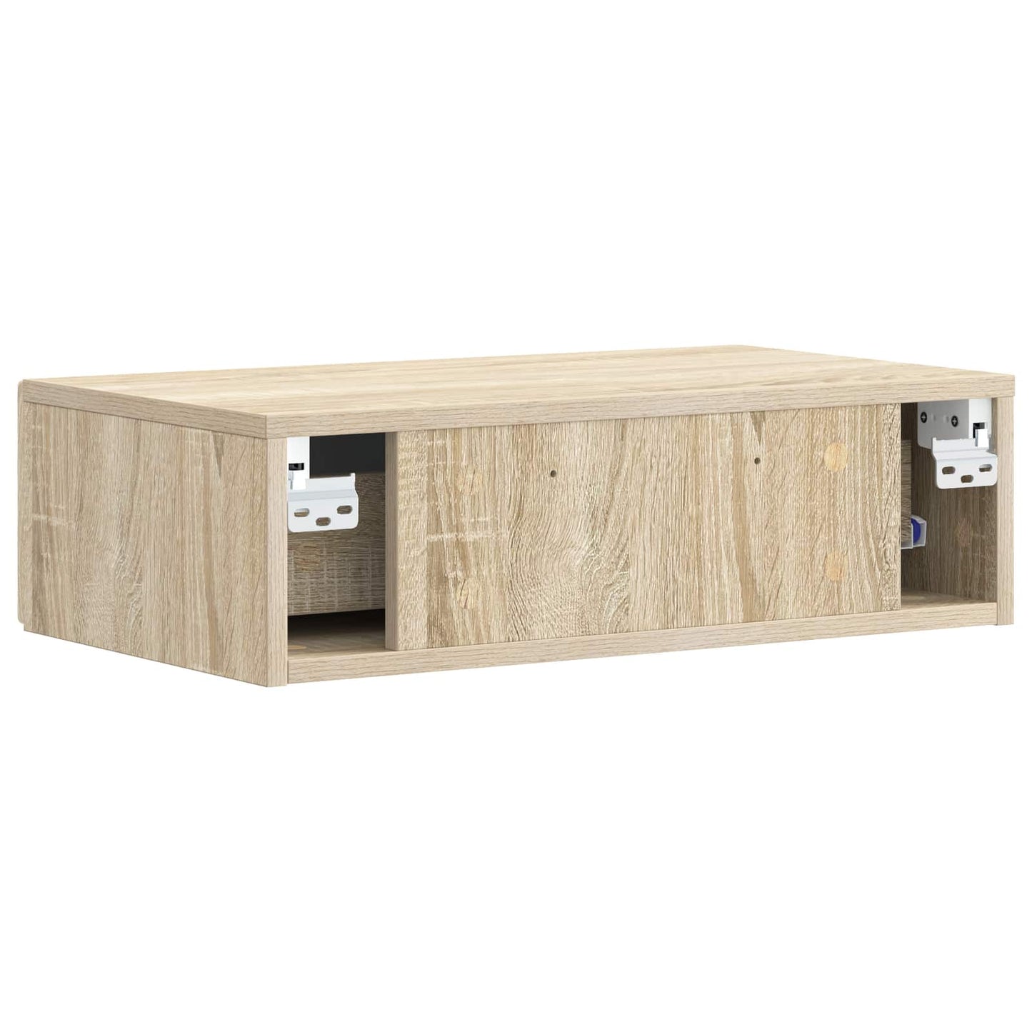 Vegghengt Sidebord Sonoma eik 87,5 x 34,5 x 17 cm