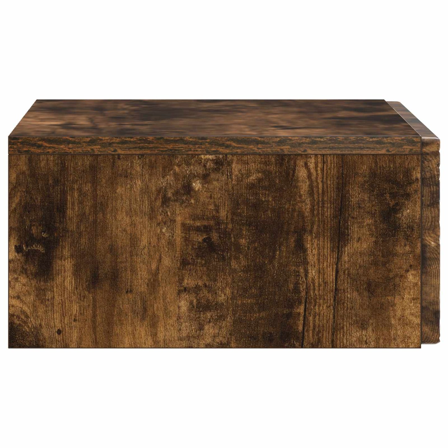 Vegghengt Sidebord Røkt Eik 87,5 x 34,5 x 17 cm Konstruert tre