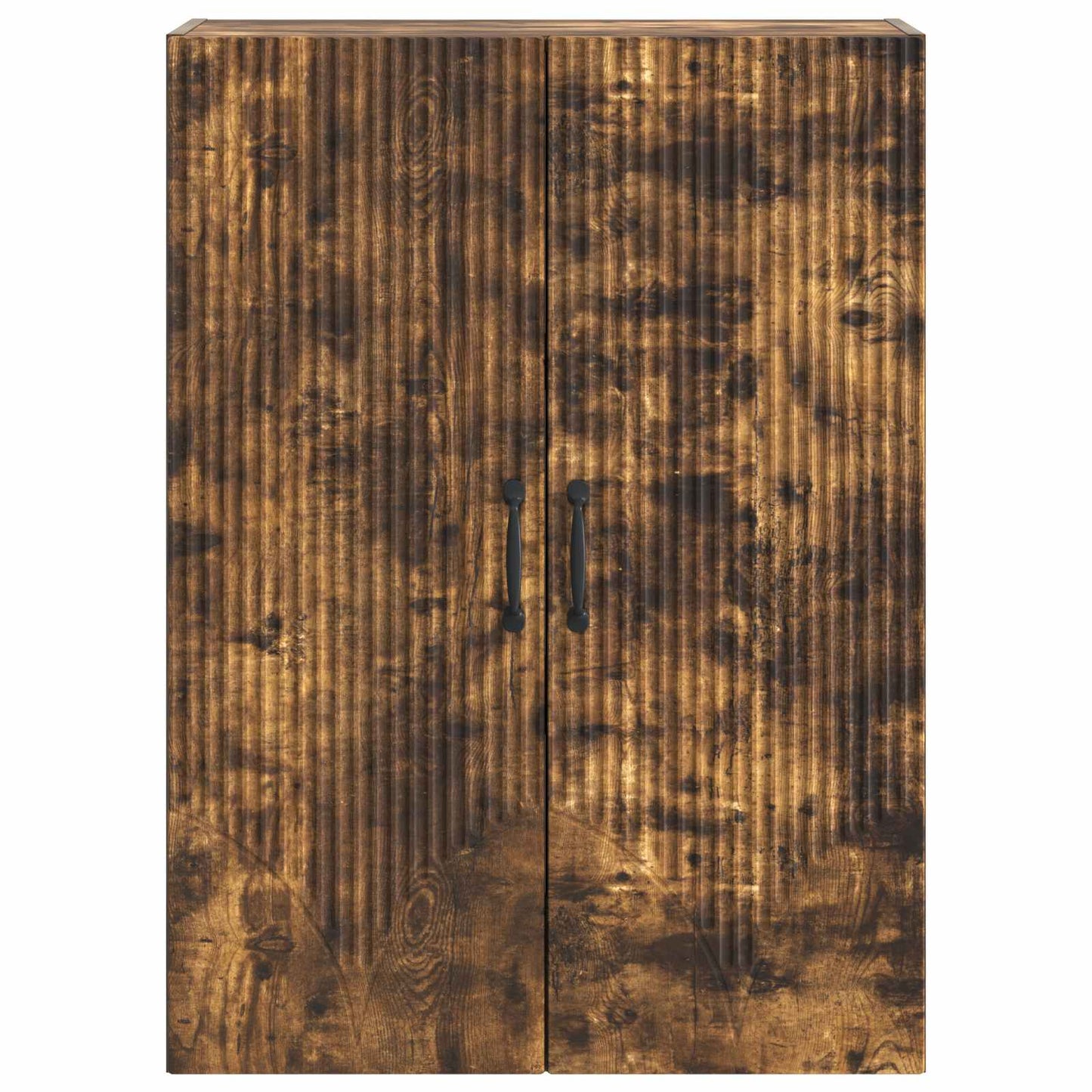 Vegghengt skap Røkt Eik 66 x 34,5 x 90 cm Konstruert tre