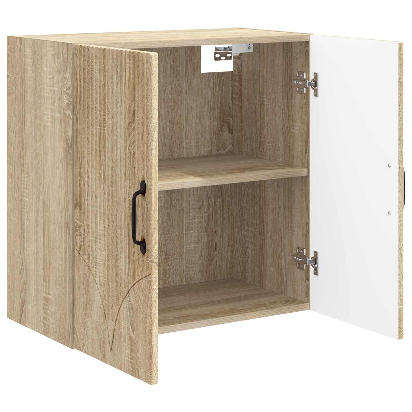Vegghengt skap Sonoma eik 59 x 31 x 60 cm Konstruert tre