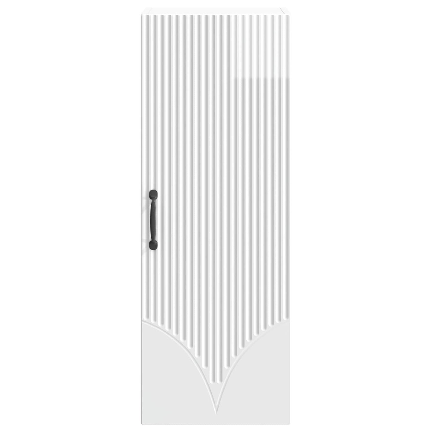 Vegghengt skap Høgglans hvit 33 x 34,5 x 90 cm Konstruert tre