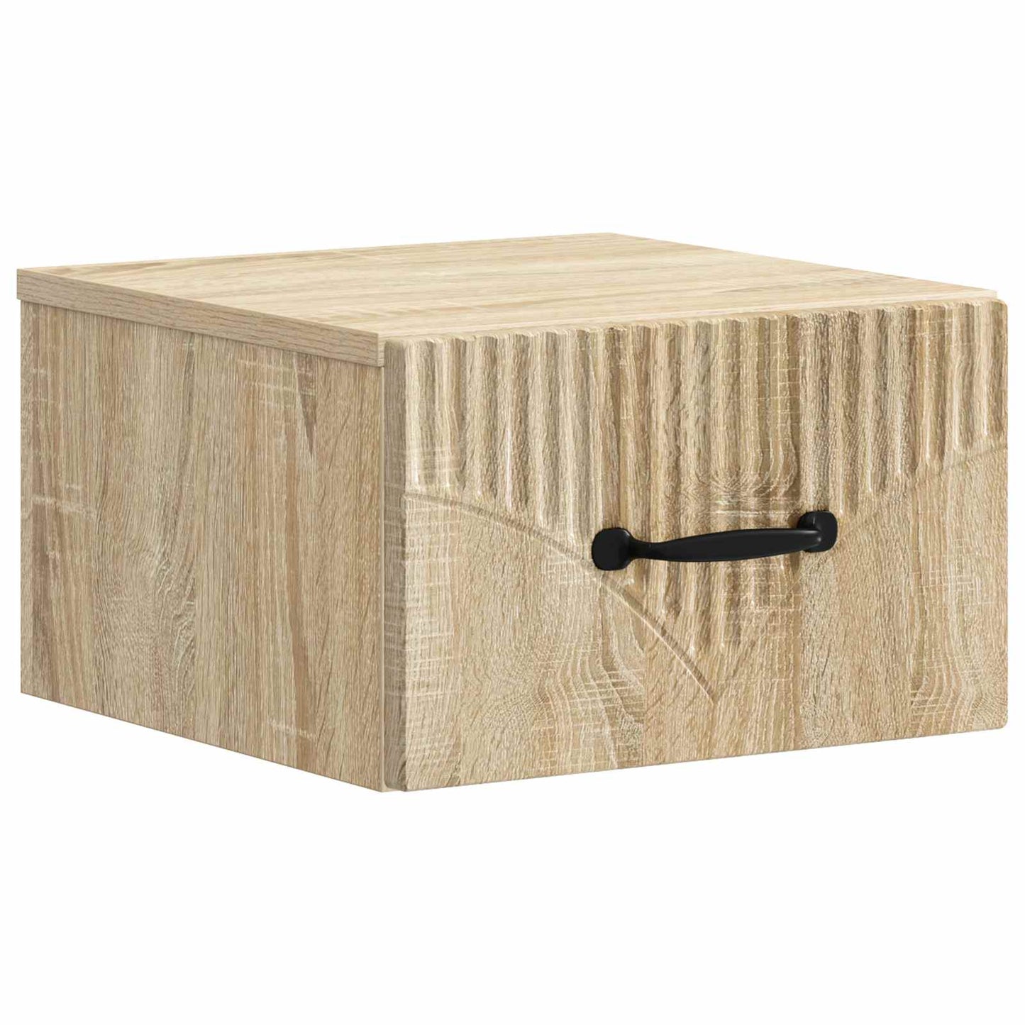 Vegghengt Nattbord Sonoma eik 34,5 x 33 x 20 cm Konstruert tre