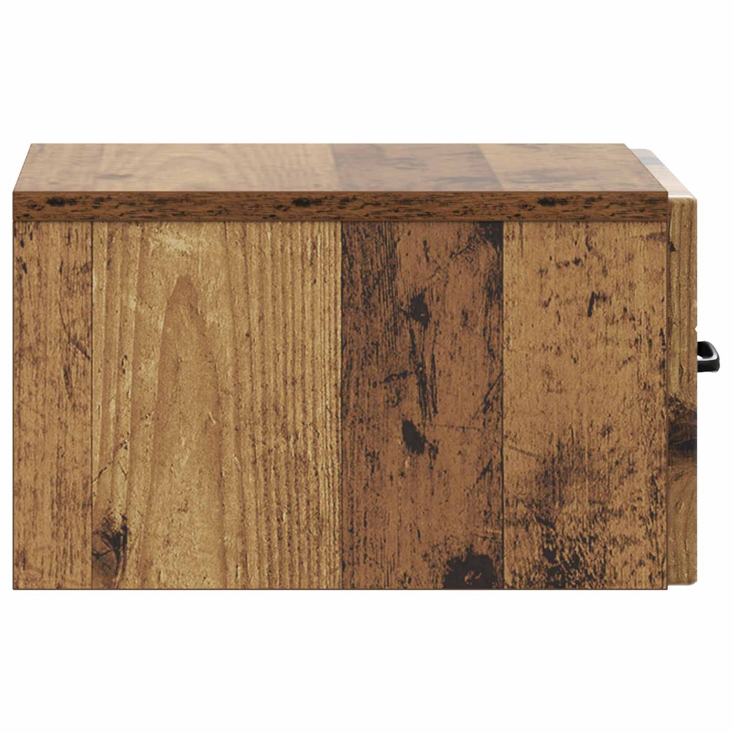 Vegghengt Nattbord 2 pcs Gammelt tre 34,5 x 33 x 20 cm