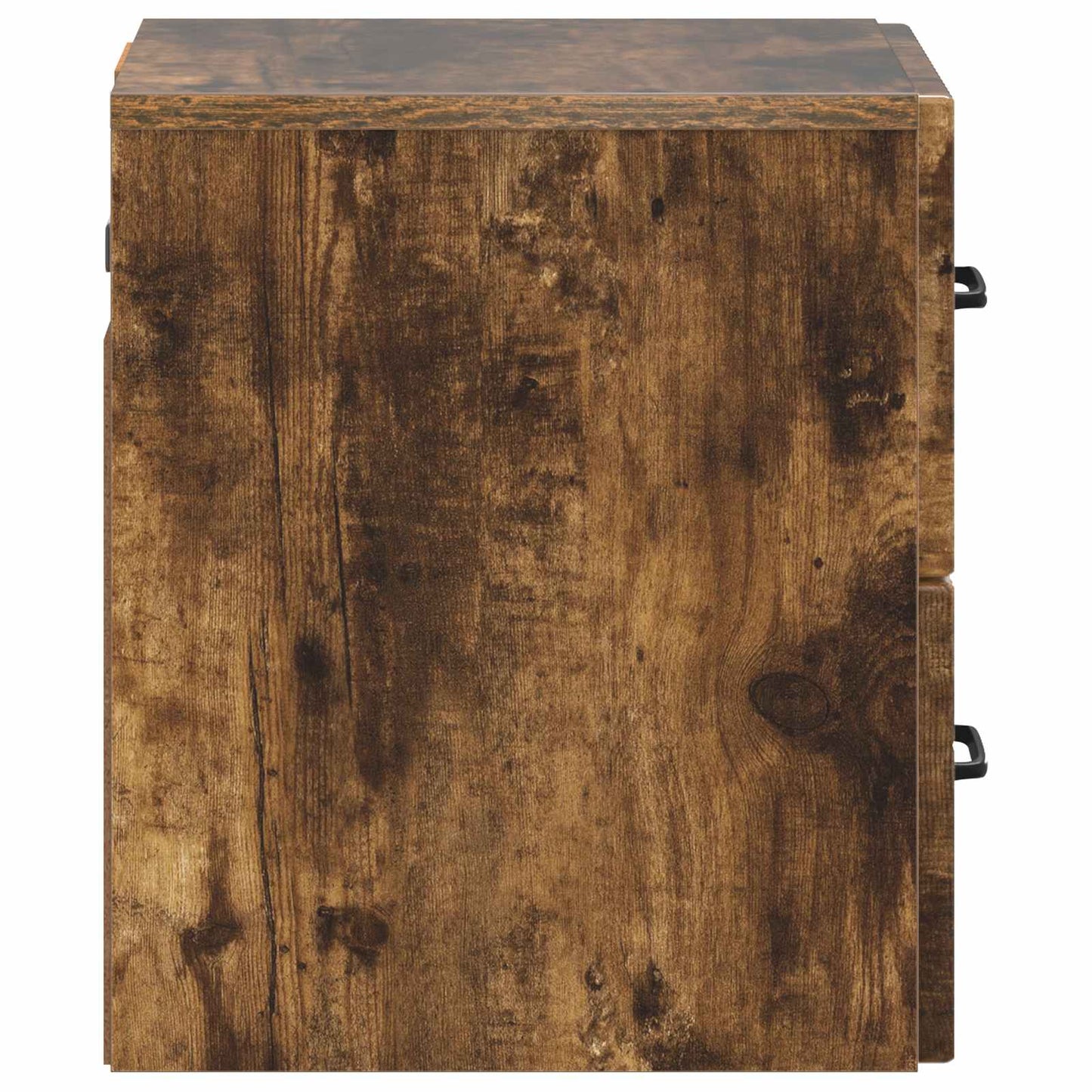 Vegghengt Nattbord Røkt Eik 34,5 x 33 x 40 cm Konstruert tre