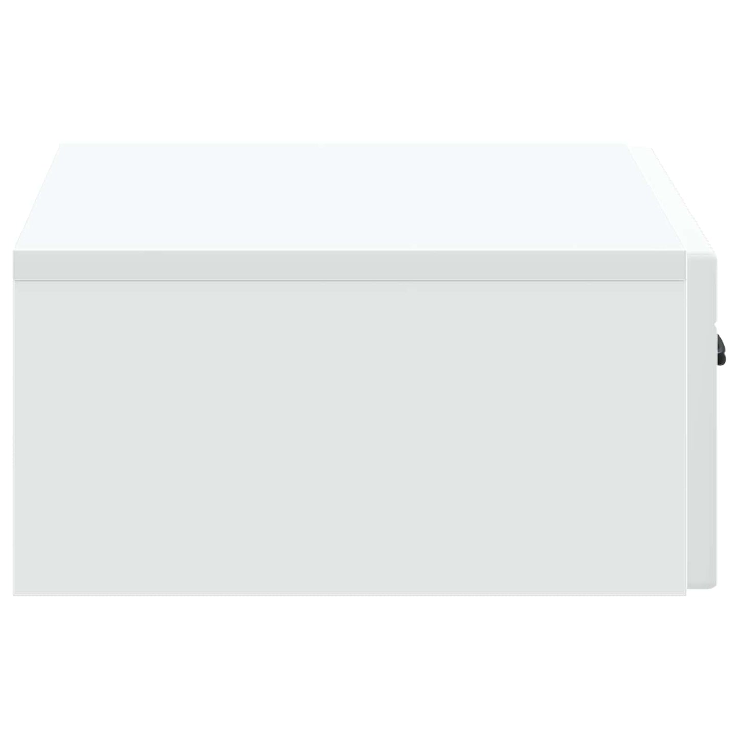 Vegghengt Sidebord Hvit 59 x 34,5 x 17 cm Konstruert tre