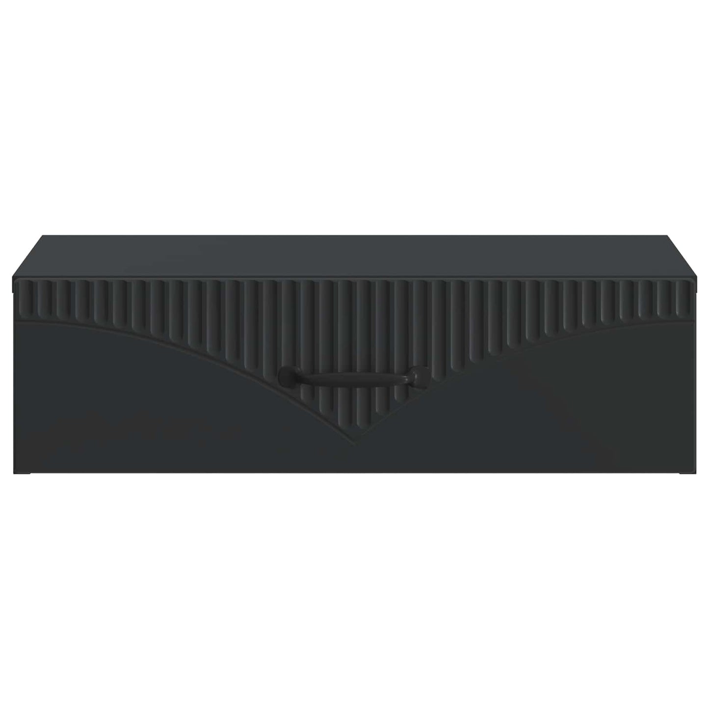 Vegghengt Sidebord Svart 59 x 34,5 x 17 cm Konstruert tre