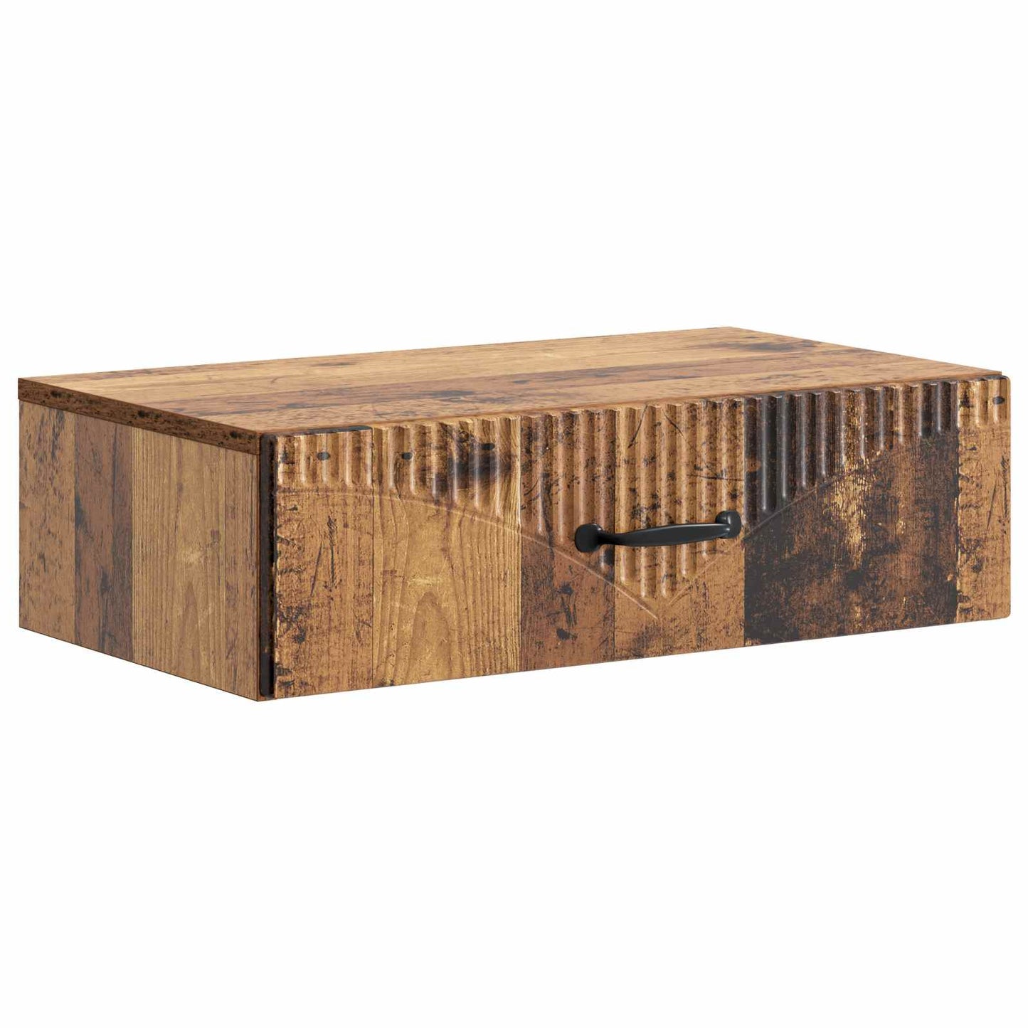 Vegghengt Sidebord Gammelt tre 59 x 34,5 x 17 cm Konstruert tre