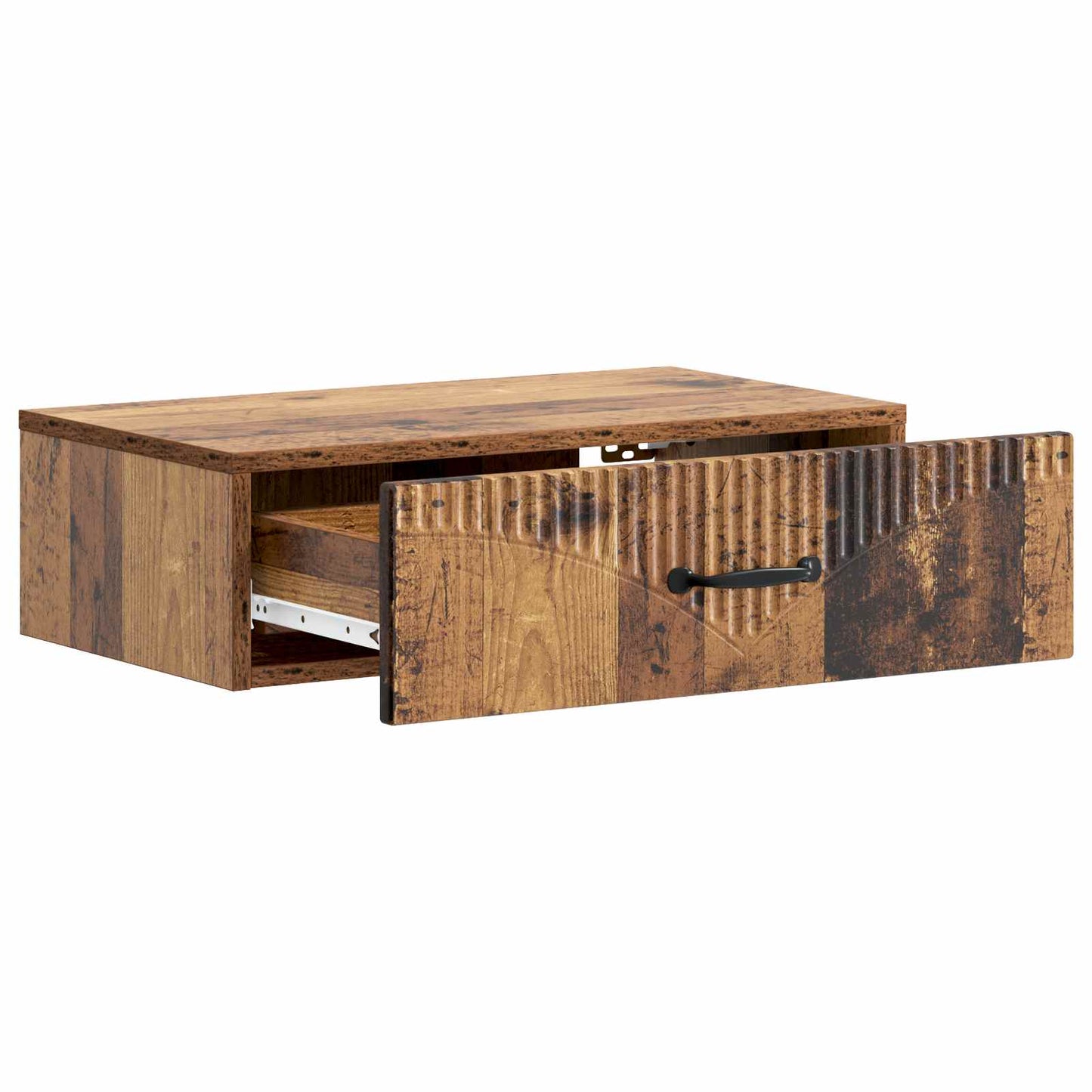 Vegghengt Sidebord Gammelt tre 59 x 34,5 x 17 cm Konstruert tre