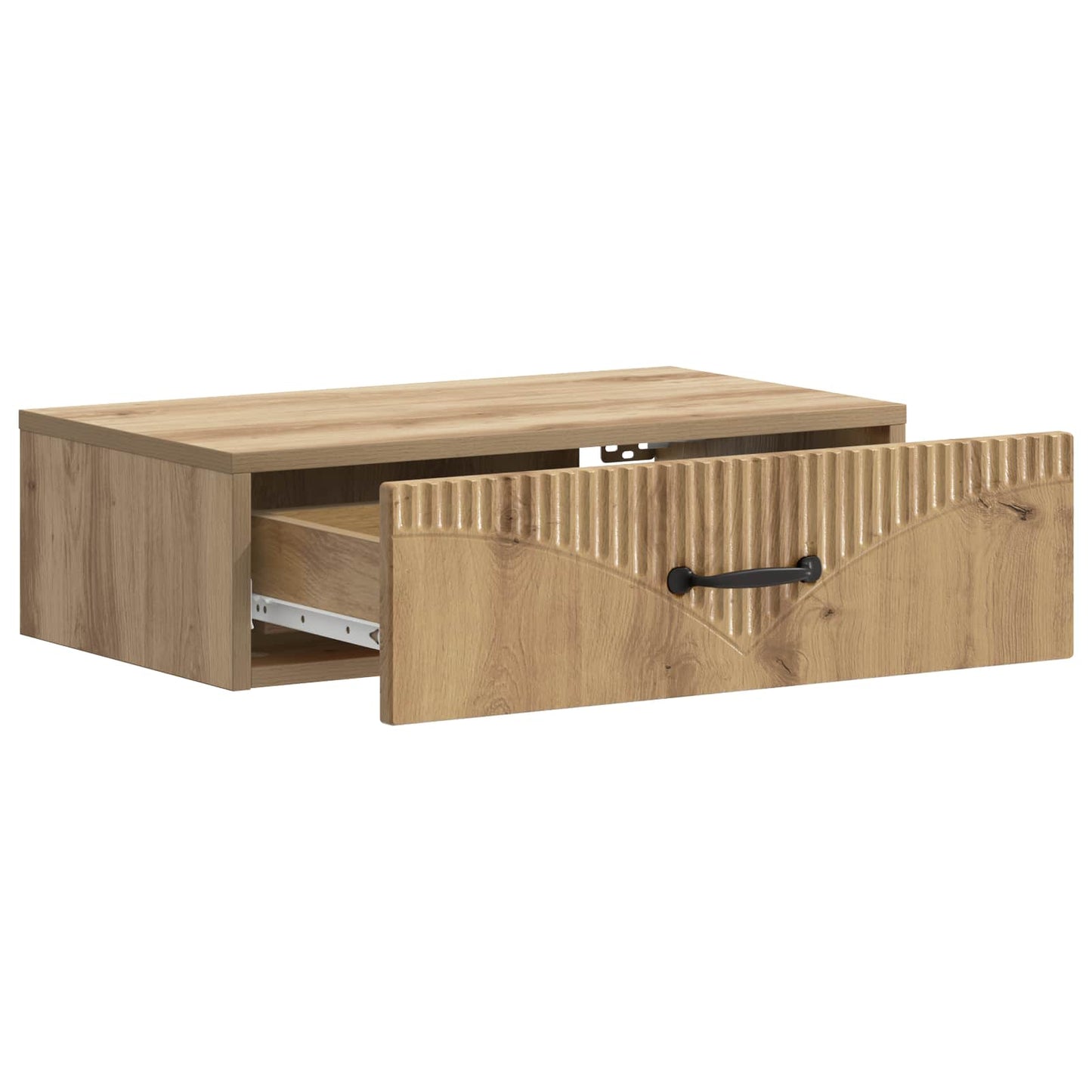 Vegghengt Sidebord 59 x 34,5 x 17 cm Konstruert tre Artisan eik