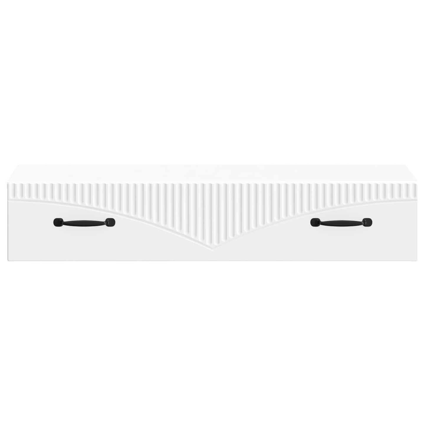 Vegghengt Sidebord Hvit 87,5 x 34,5 x 17 cm Konstruert tre