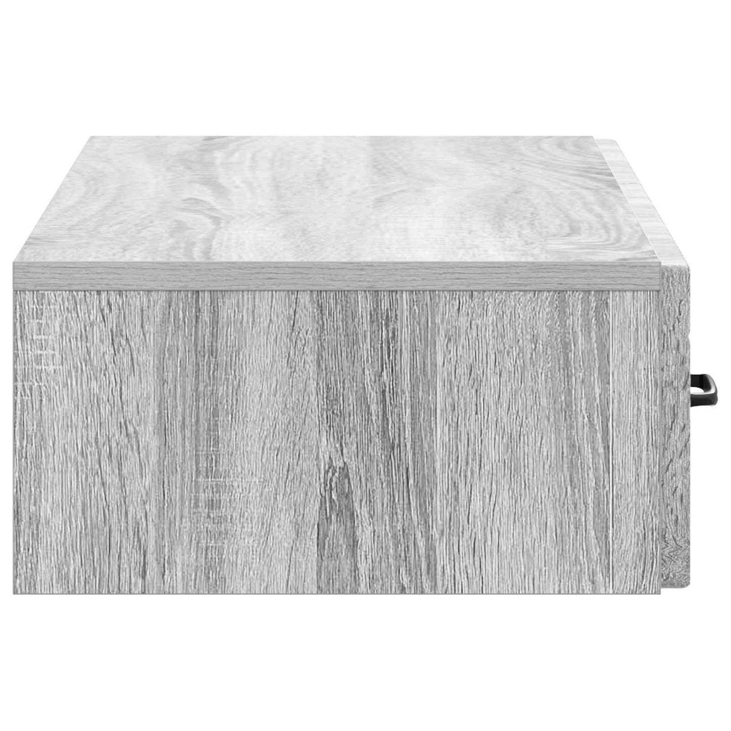 Vegghengt Sidebord Grå sonoma 87,5 x 34,5 x 17 cm