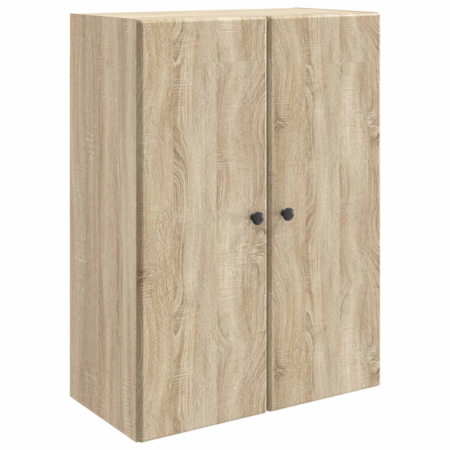 Vegghengt skap Sonoma eik 66 x 34,5 x 90 cm Konstruert tre