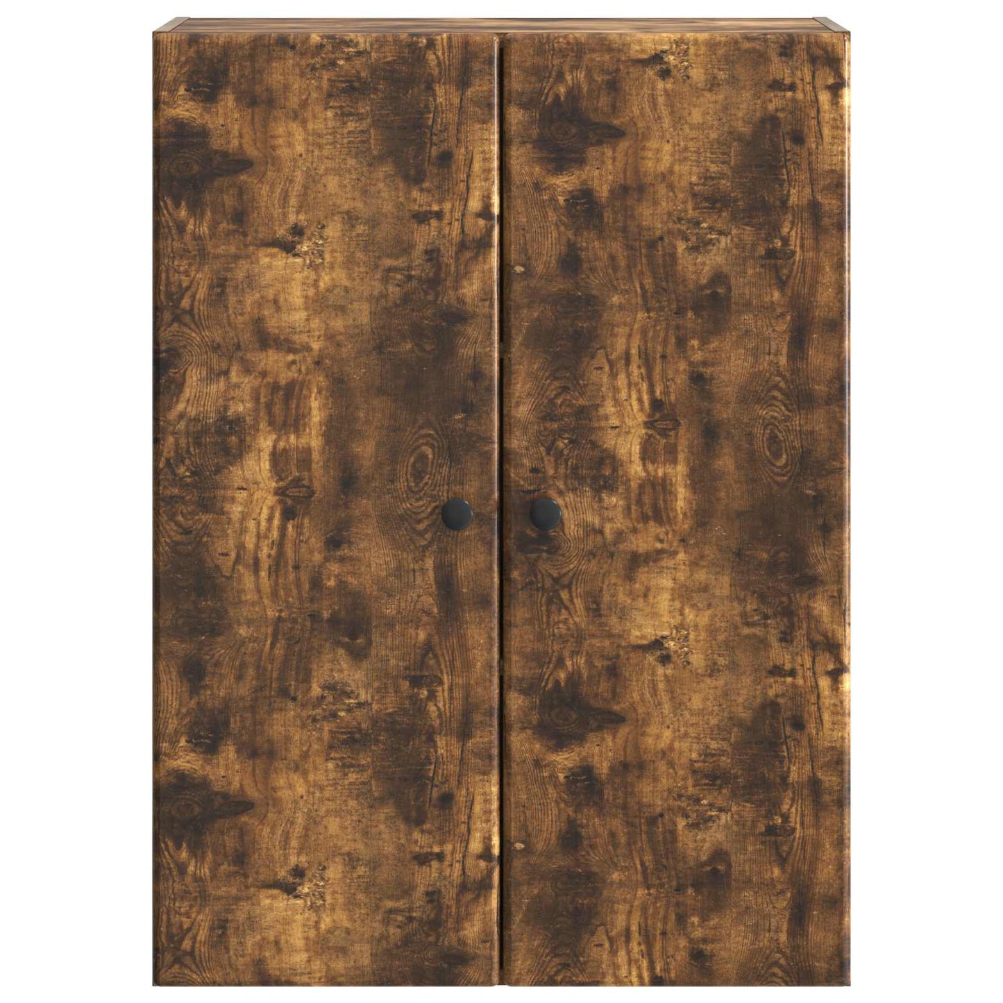 Vegghengt skap Røkt Eik 66 x 34,5 x 90 cm Konstruert tre
