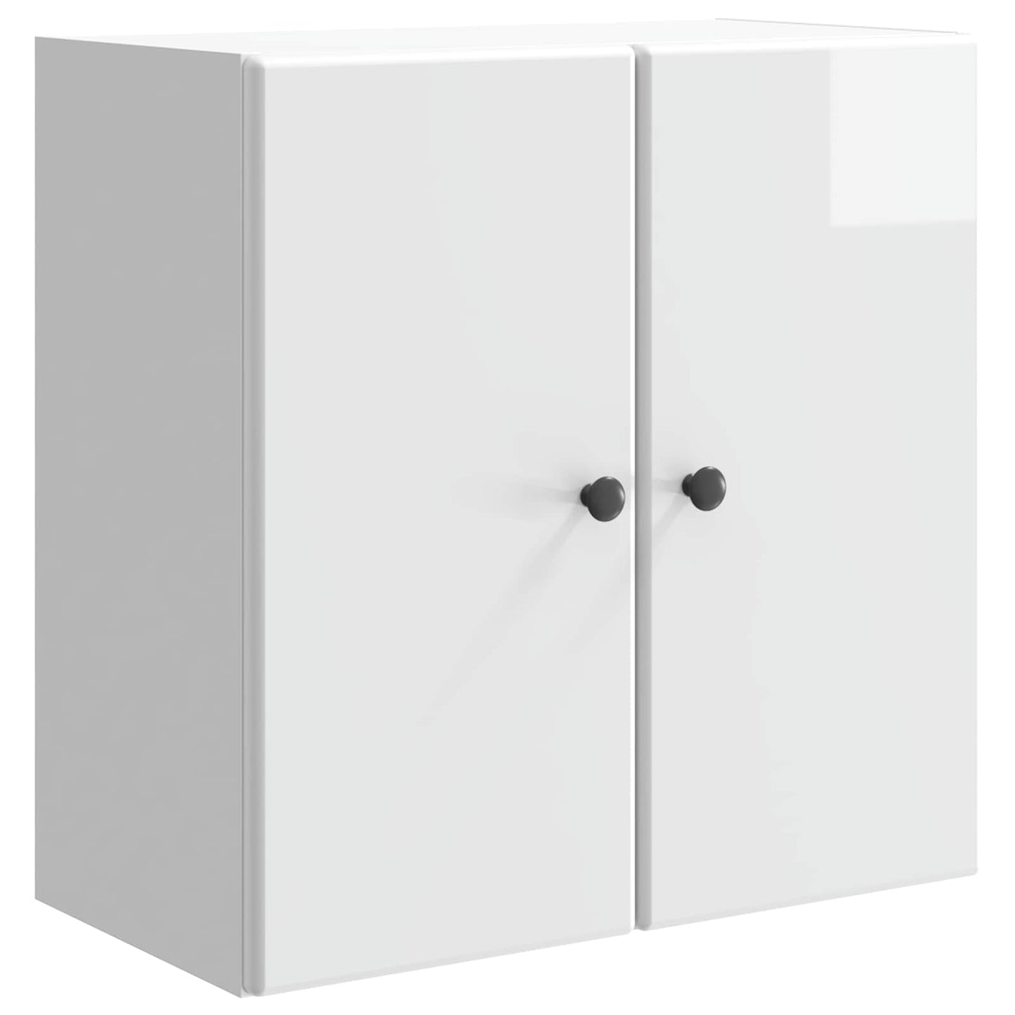 Vegghengt skap Høgglans hvit 59 x 31 x 60 cm Konstruert tre