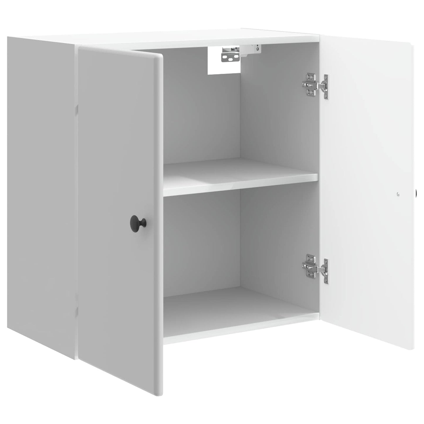 Vegghengt skap Høgglans hvit 59 x 31 x 60 cm Konstruert tre
