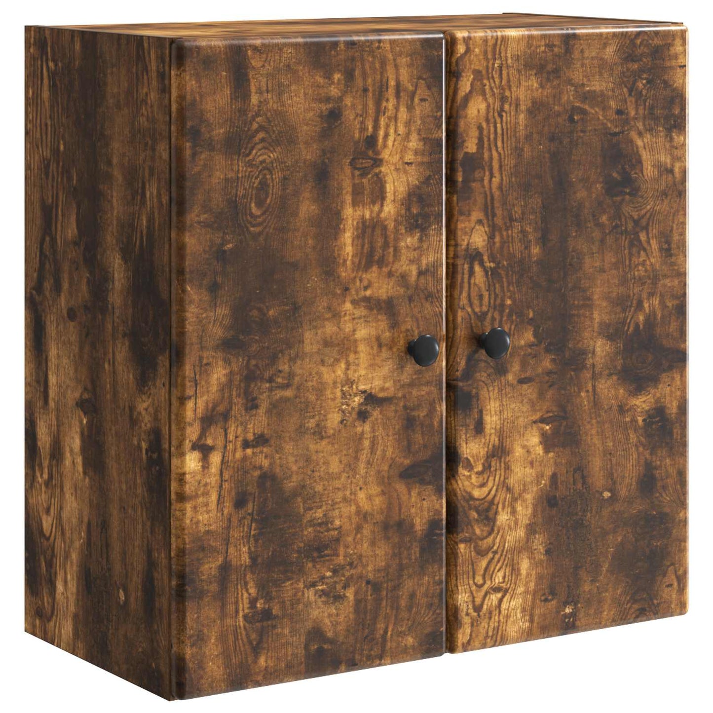 Vegghengt skap Røkt Eik 59 x 31 x 60 cm Konstruert tre