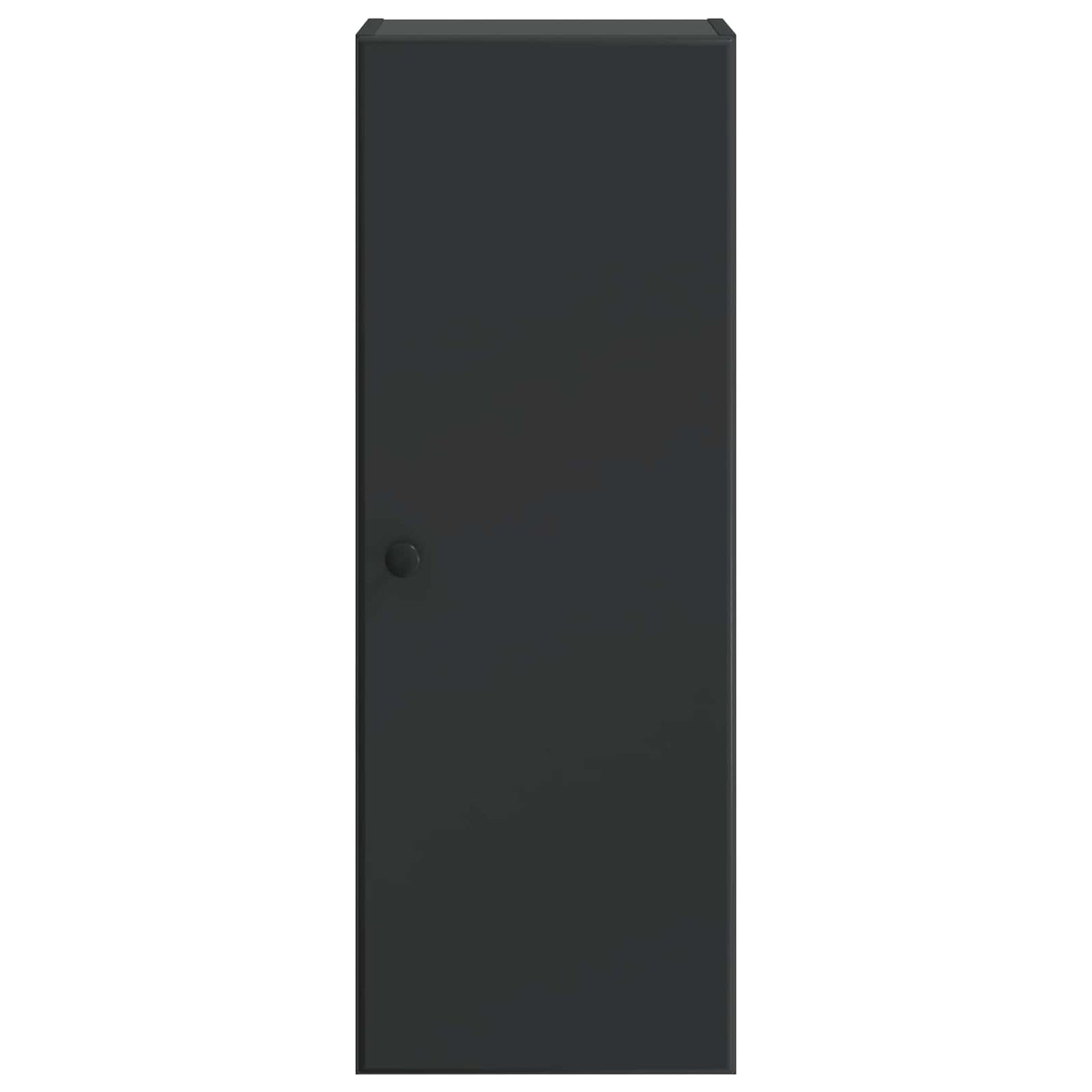 Vegghengt skap Svart 33 x 34,5 x 90 cm Konstruert tre