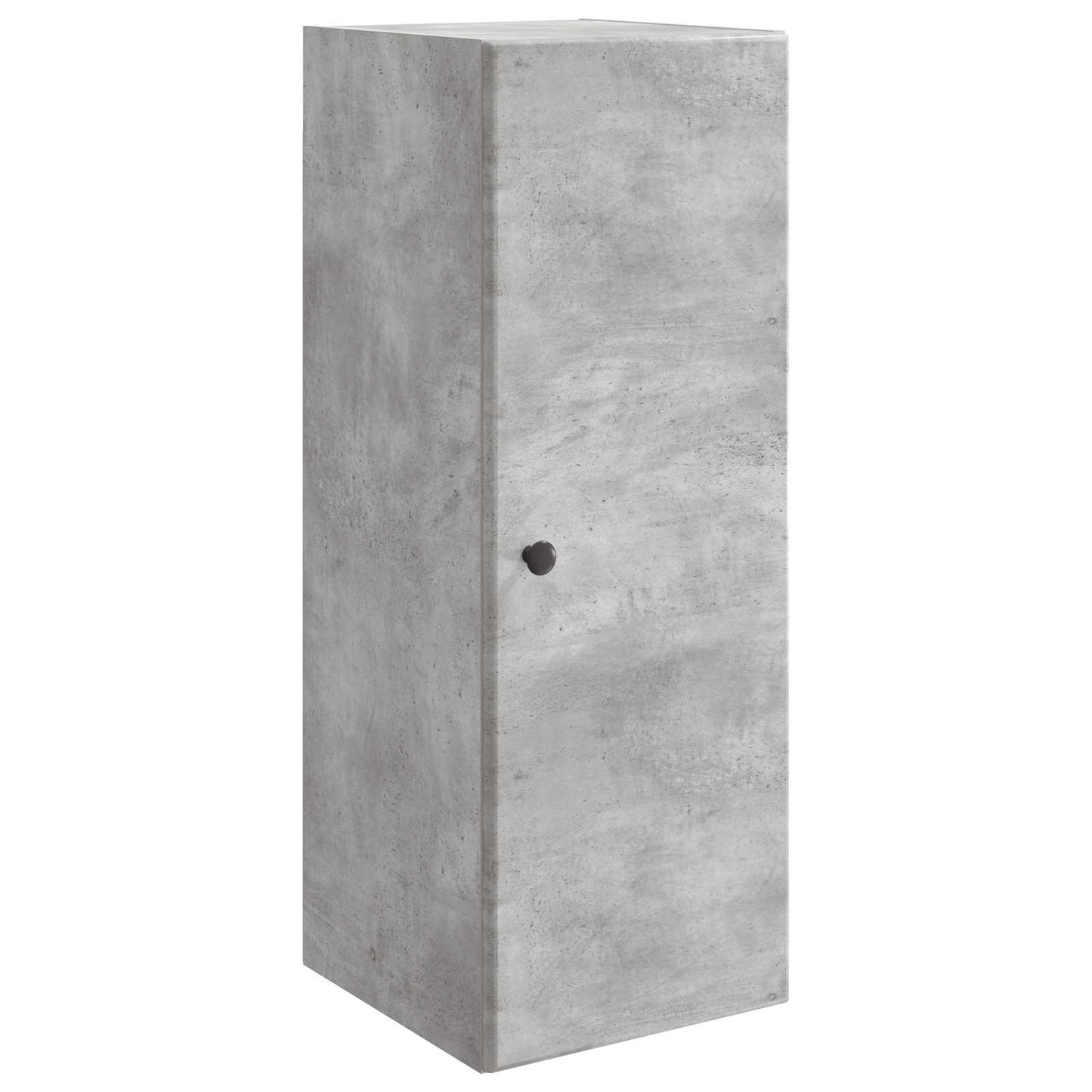 Vegghengt skap Betonggrå 33 x 34,5 x 90 cm Konstruert tre