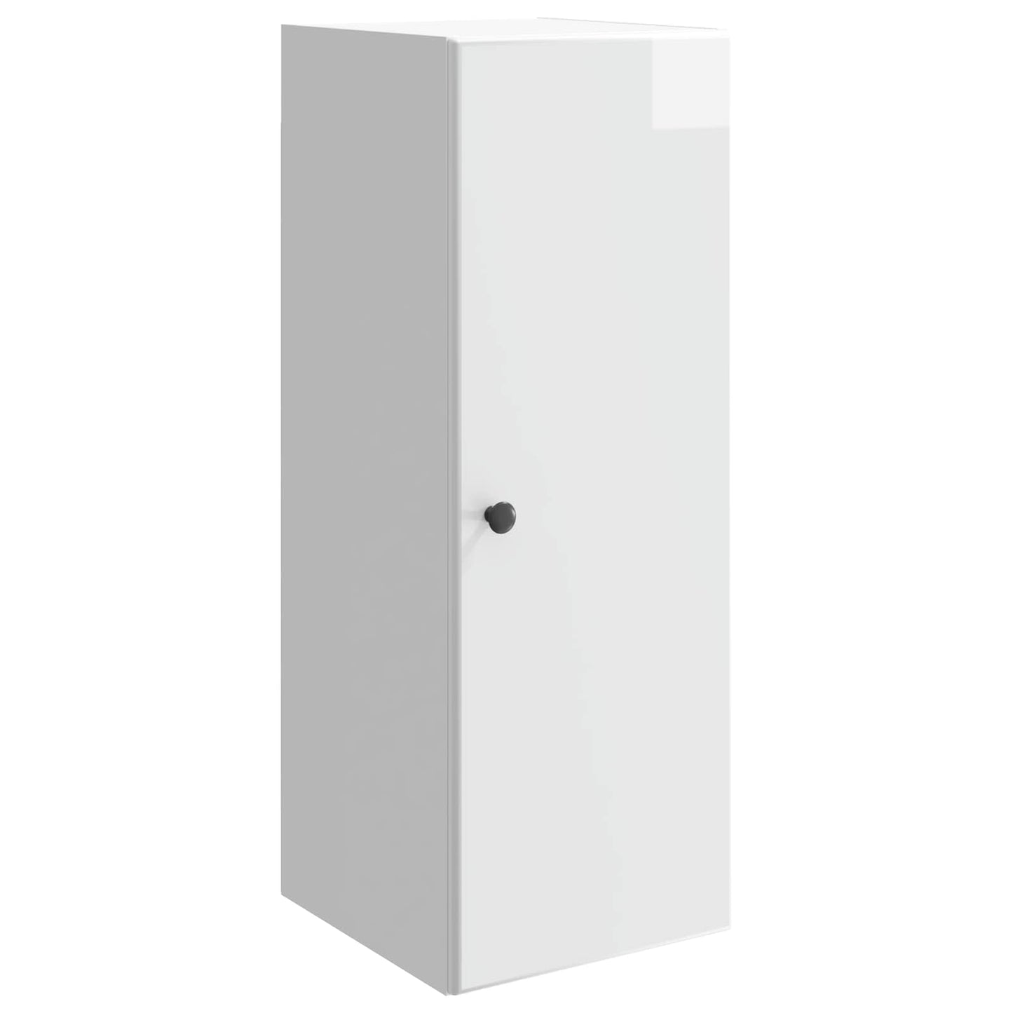 Vegghengt skap Høgglans hvit 33 x 34,5 x 90 cm Konstruert tre