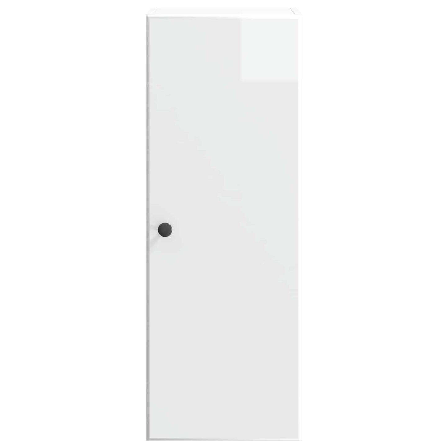 Vegghengt skap Høgglans hvit 33 x 34,5 x 90 cm Konstruert tre